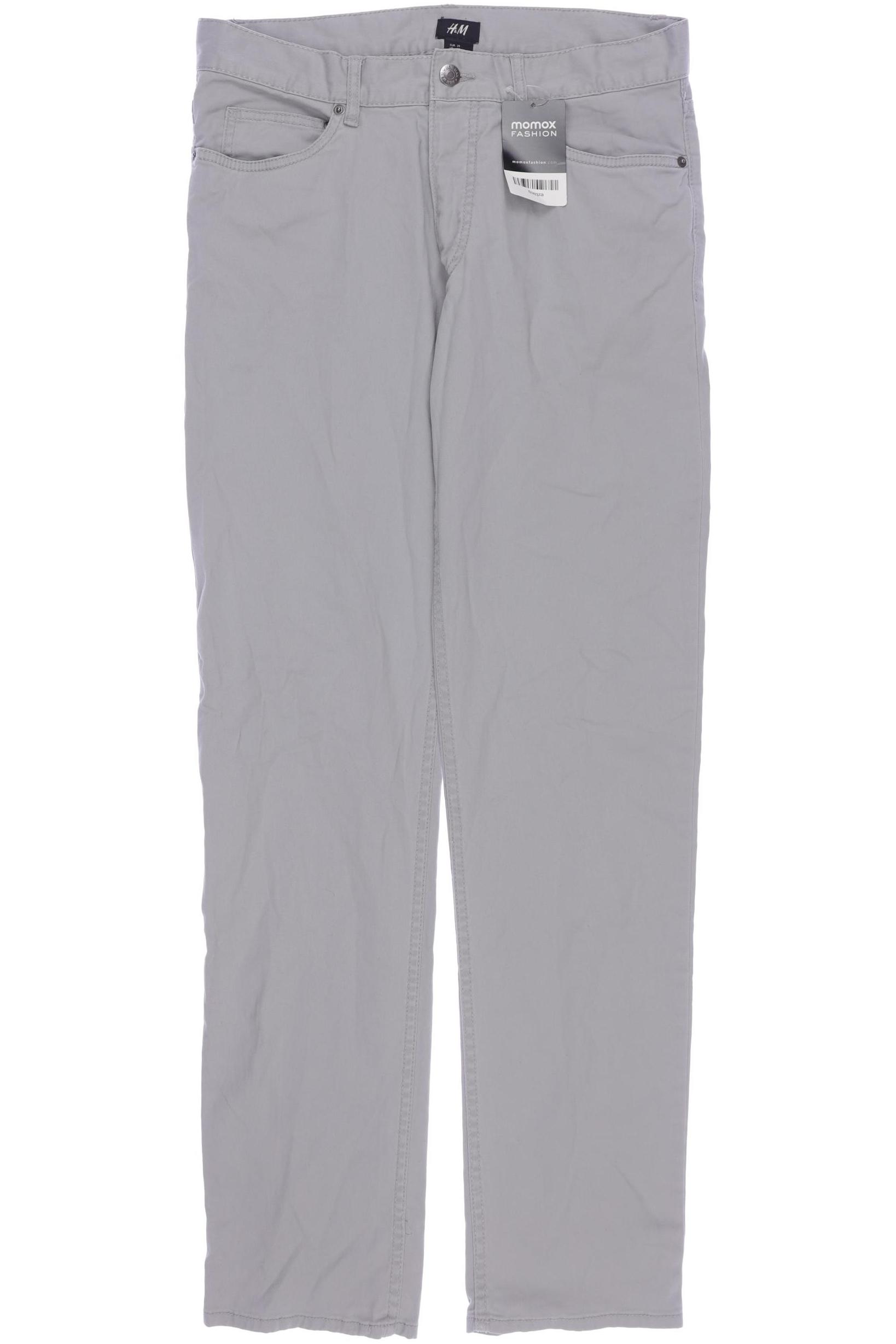 

H&M Herren Stoffhose, grau, Gr. 29