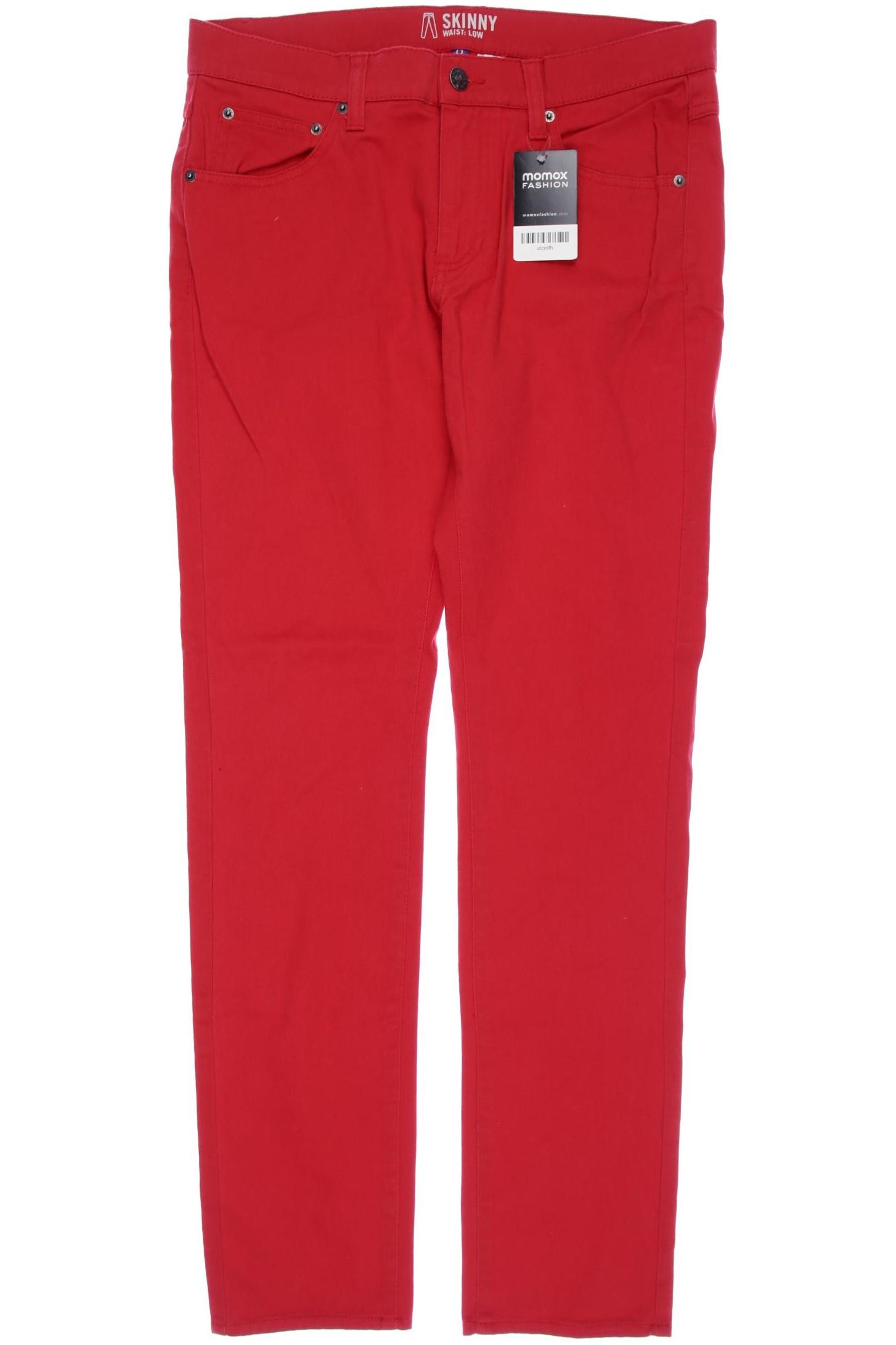 

H&M Herren Jeans, rot, Gr. 32