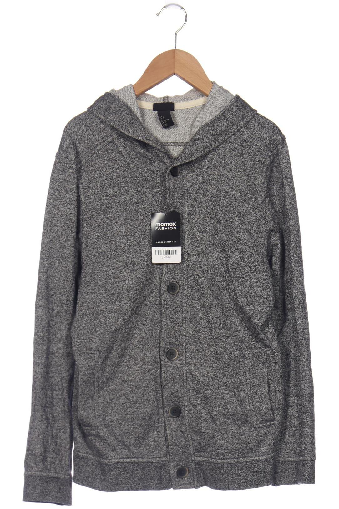 

H&M Herren Kapuzenpullover, grau