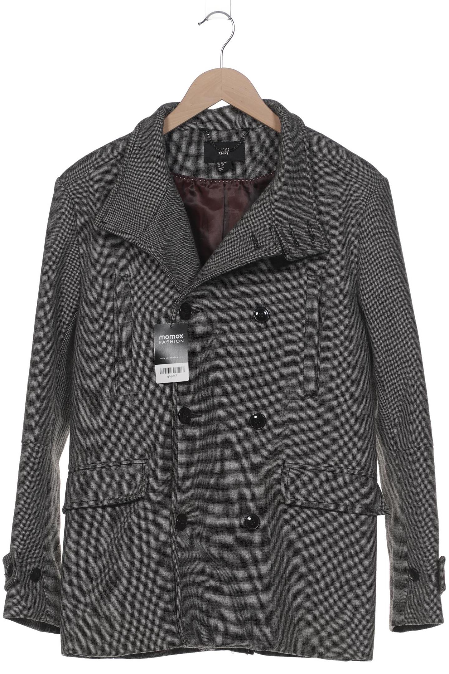 

H&M Herren Jacke, grau, Gr. 48