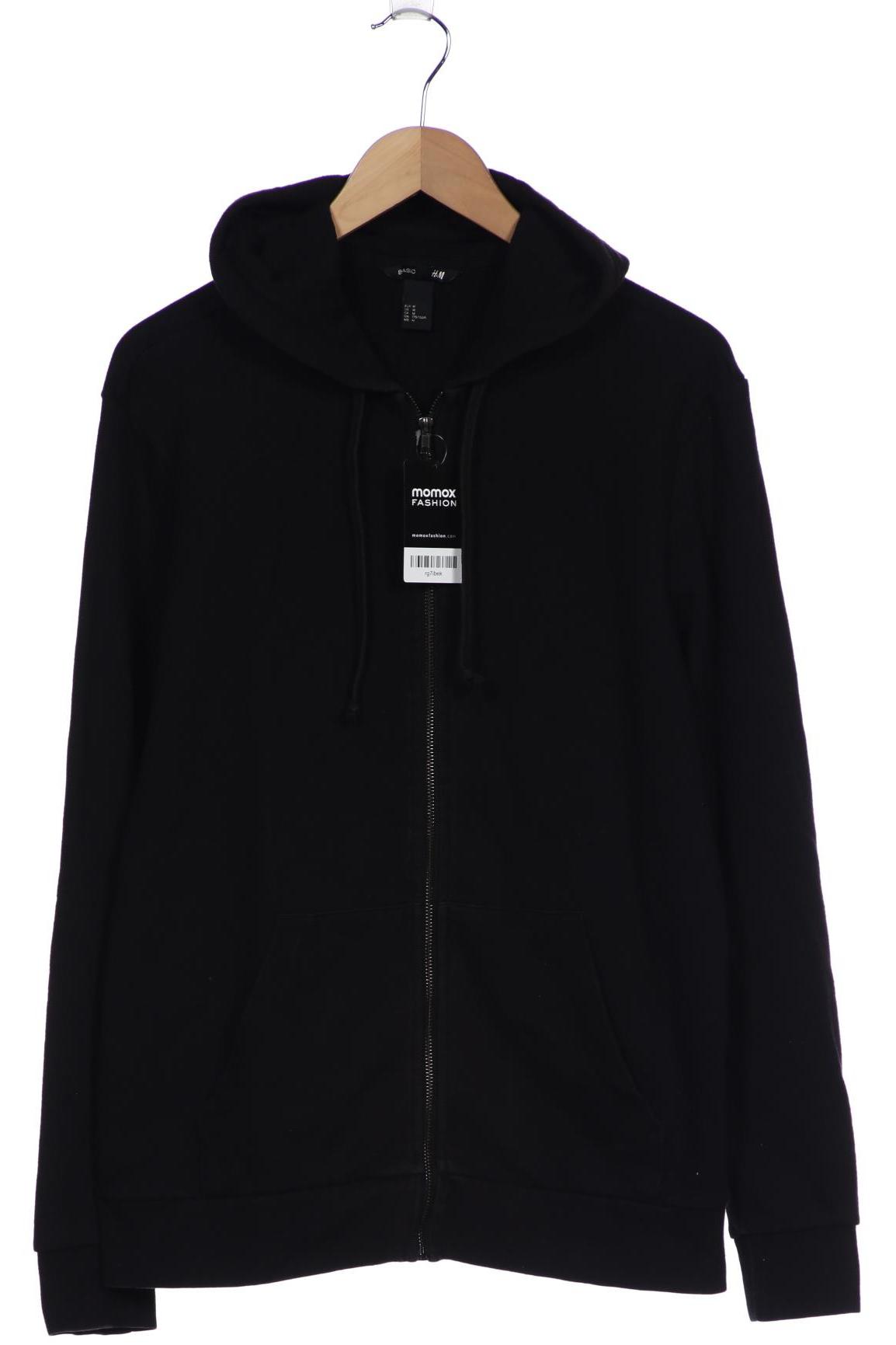 

H&M Herren Kapuzenpullover, schwarz