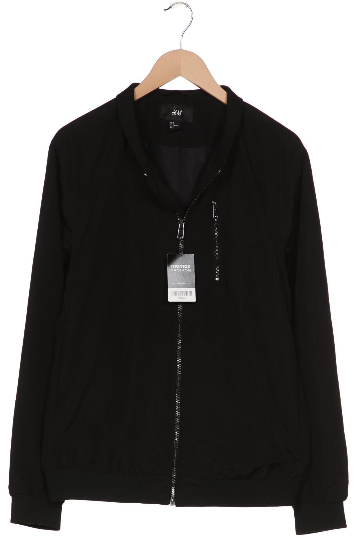 

H&M Herren Jacke, schwarz, Gr. 48