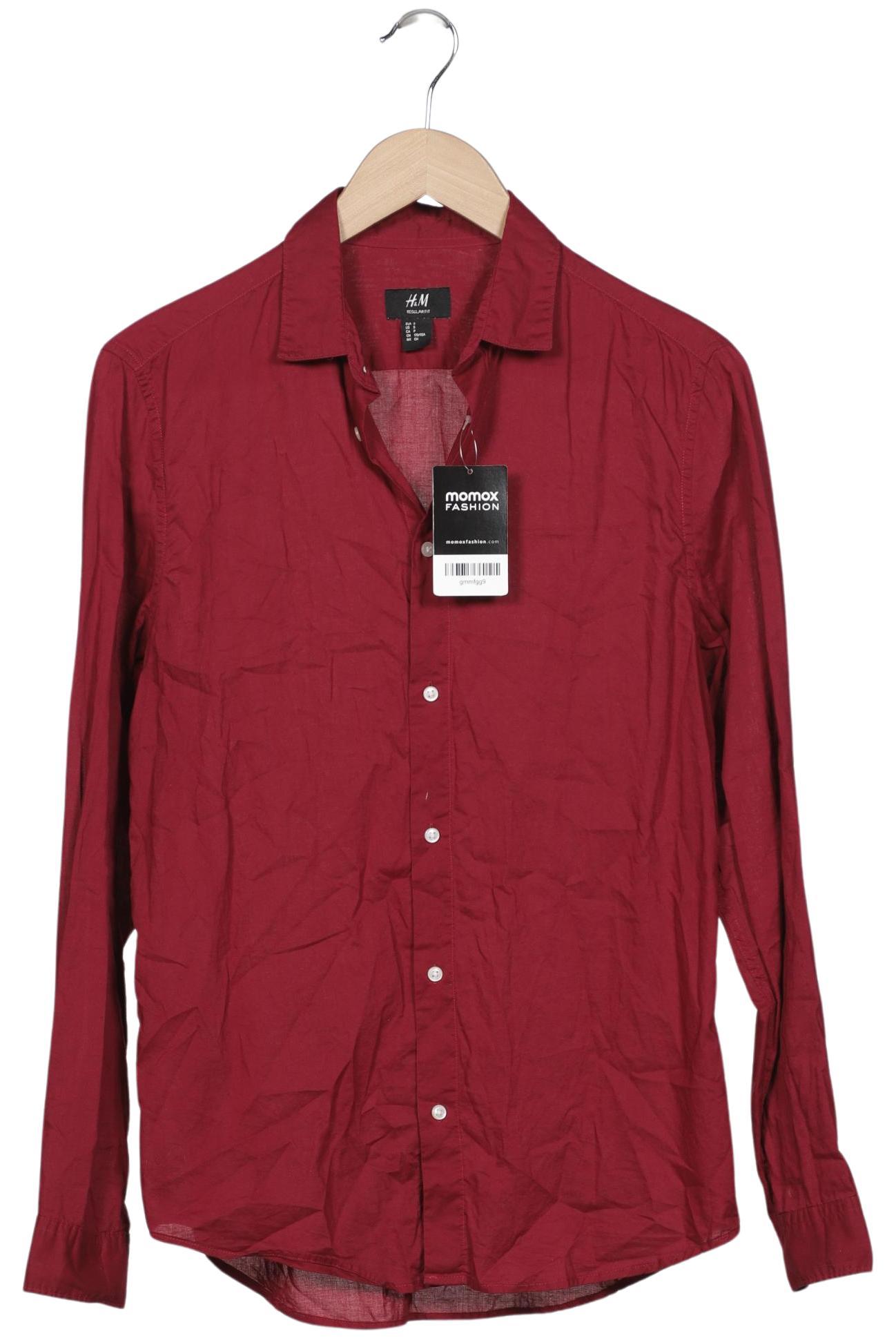 Thumbnail - H&amp;M Herren Hemd, rot, Gr. 46