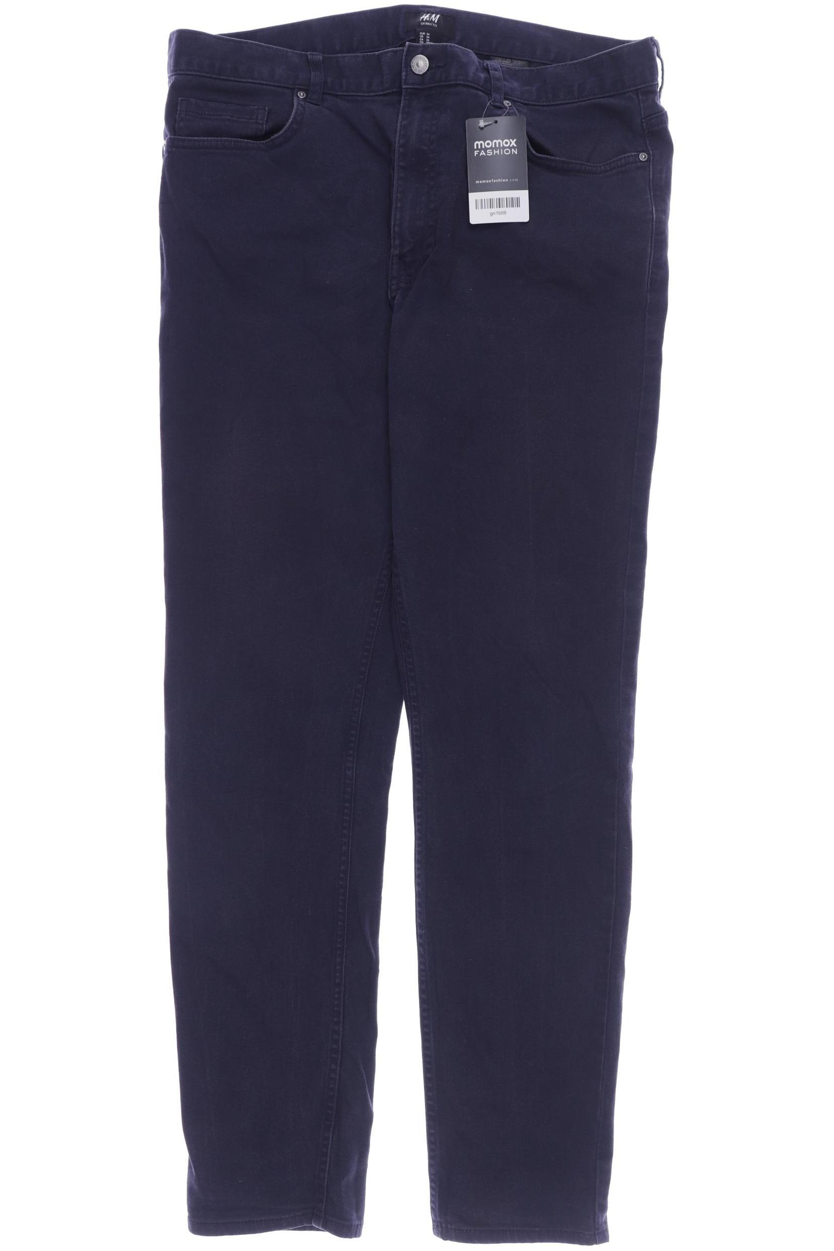 

H&M Herren Jeans, marineblau