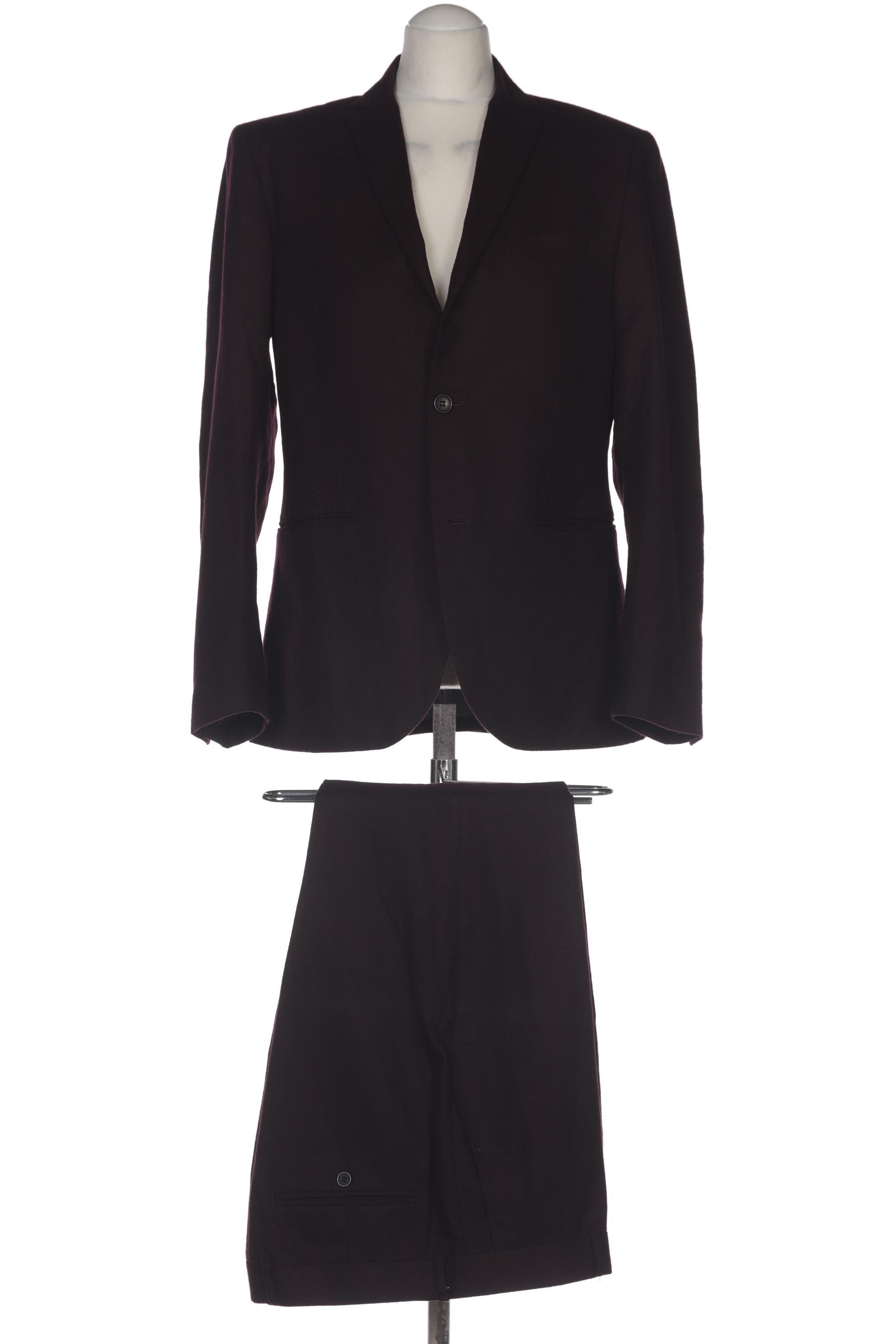 

H&M Herren Anzug, bordeaux, Gr. 52