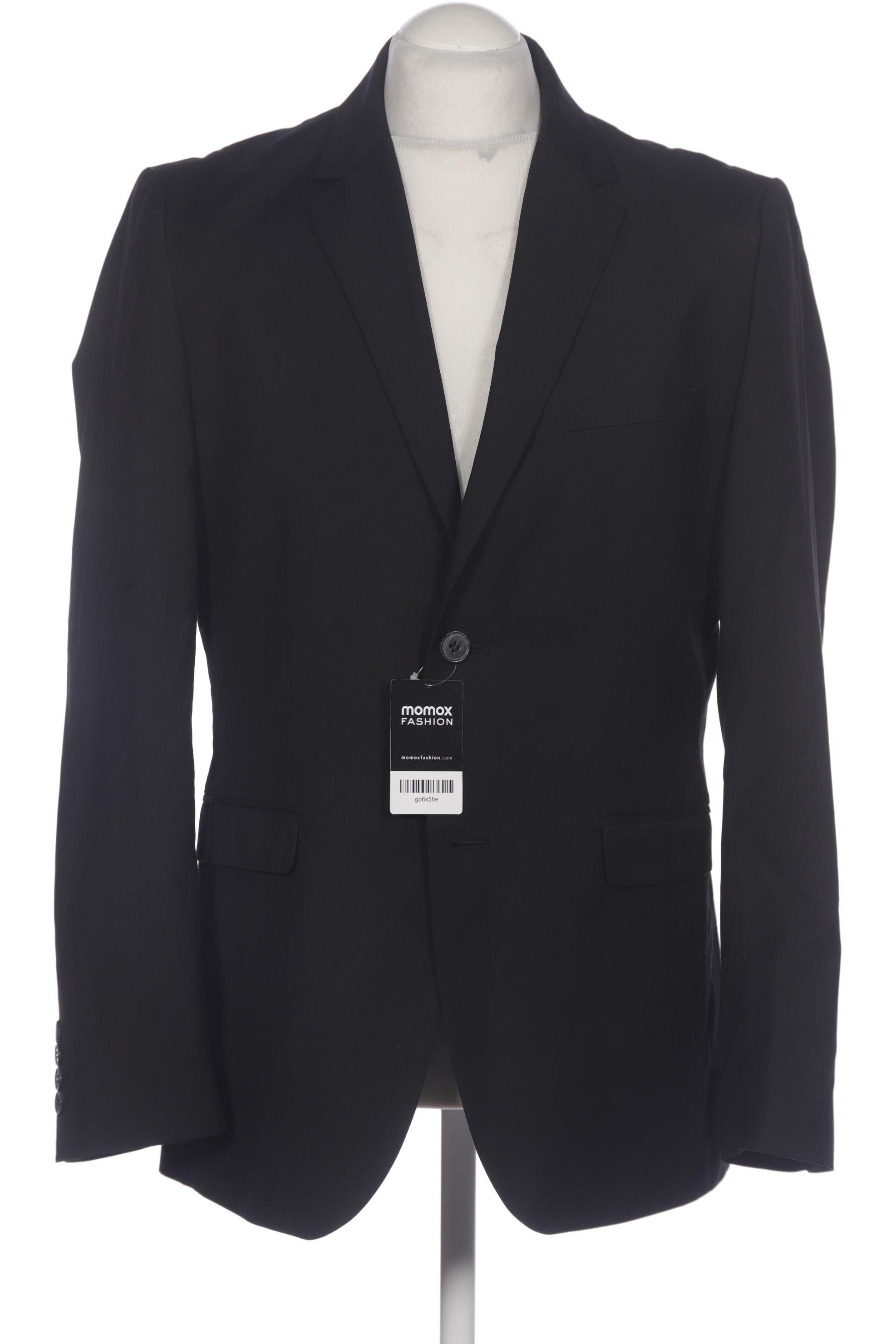 

H&M Herren Sakko, schwarz, Gr. 52