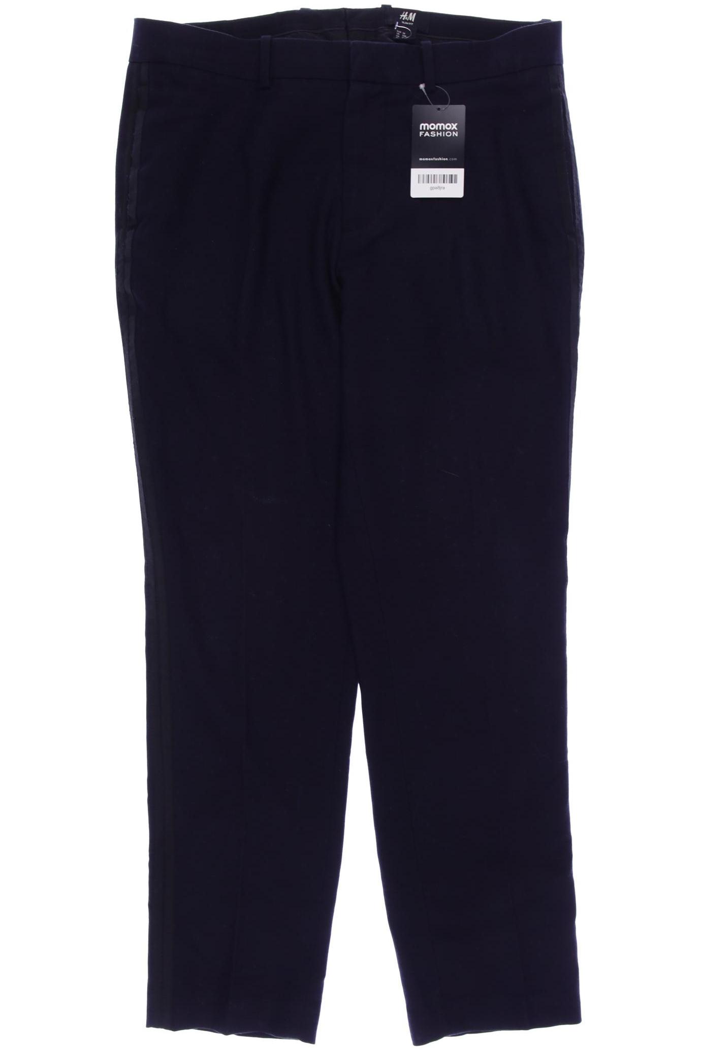 

H&M Herren Stoffhose, marineblau