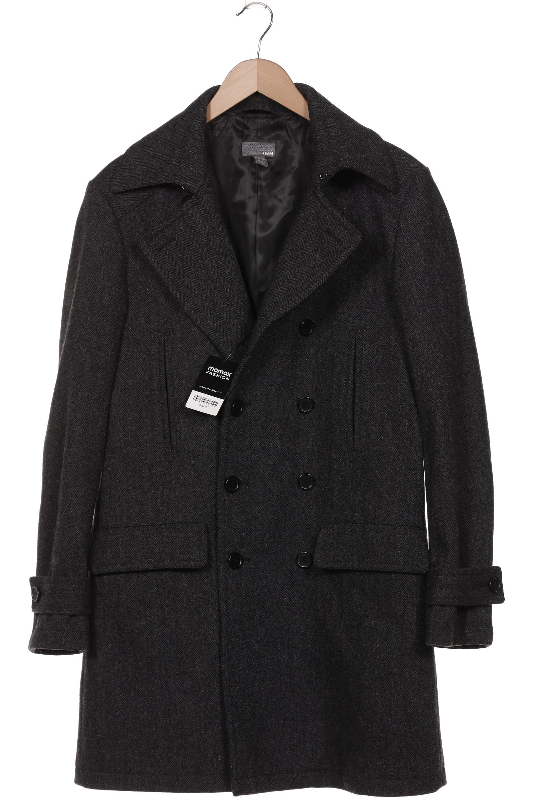 

H&M Herren Mantel, grau, Gr. 50