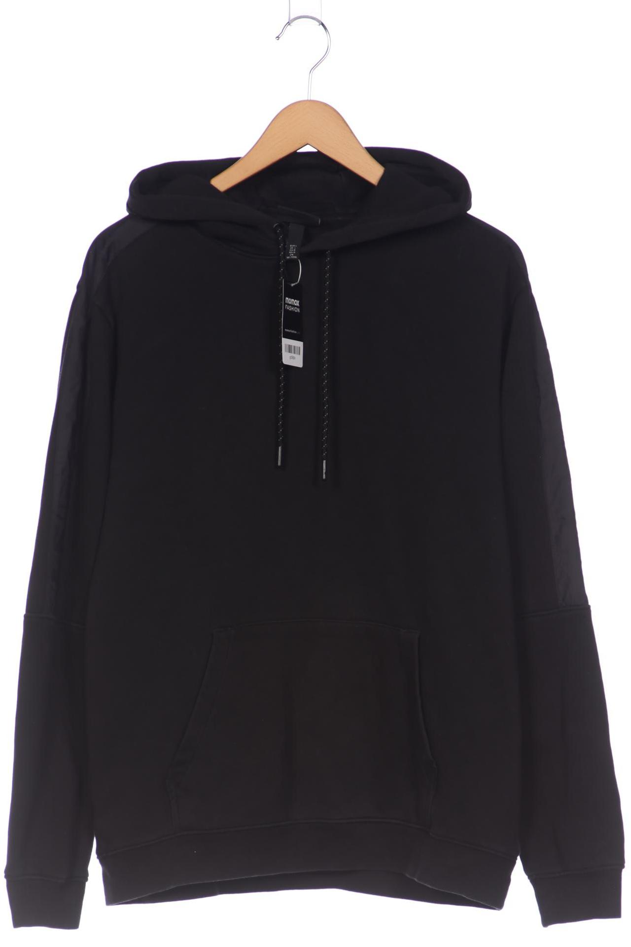 

H&M Herren Kapuzenpullover, schwarz, Gr. 52