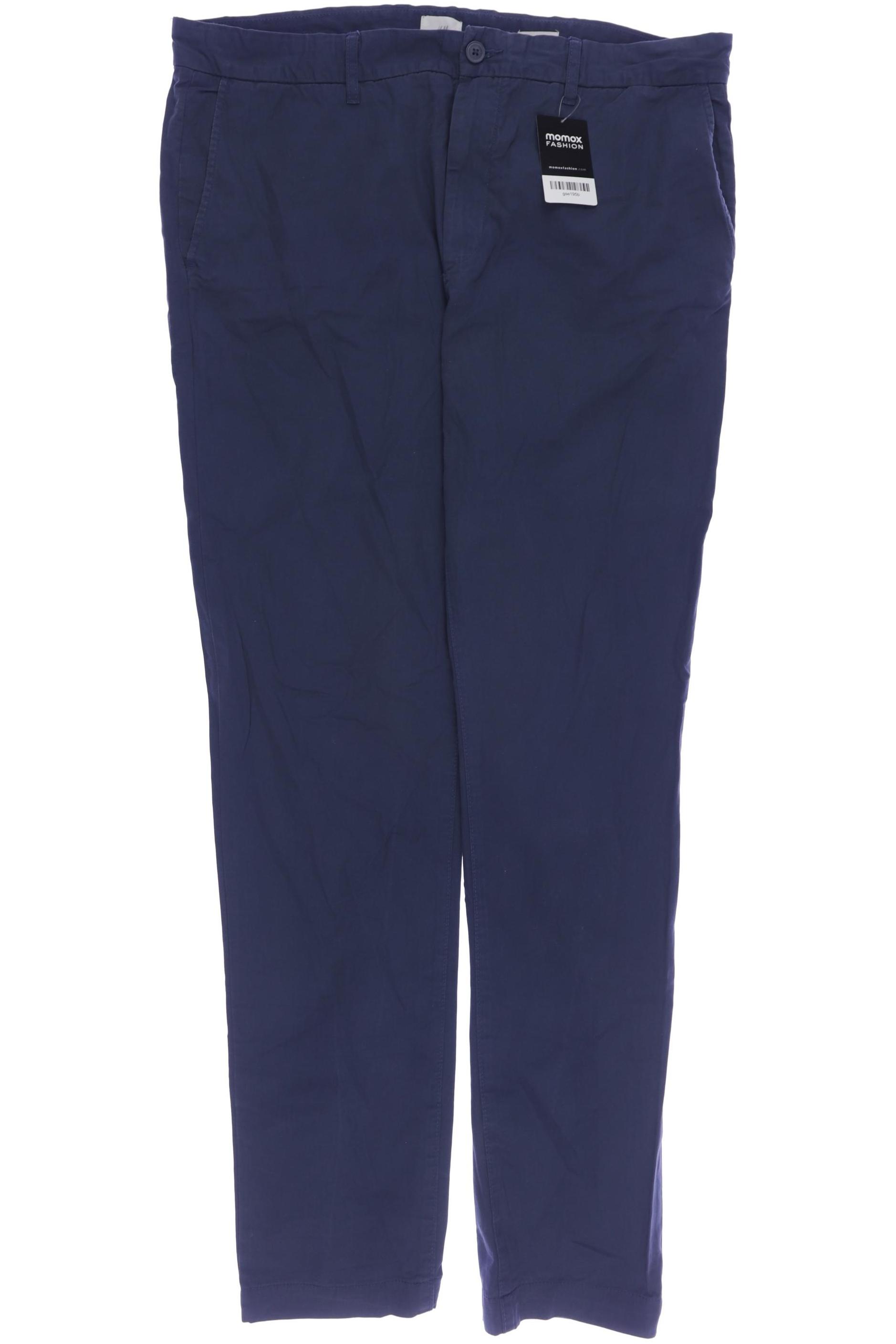

H&M Herren Stoffhose, marineblau, Gr. 38
