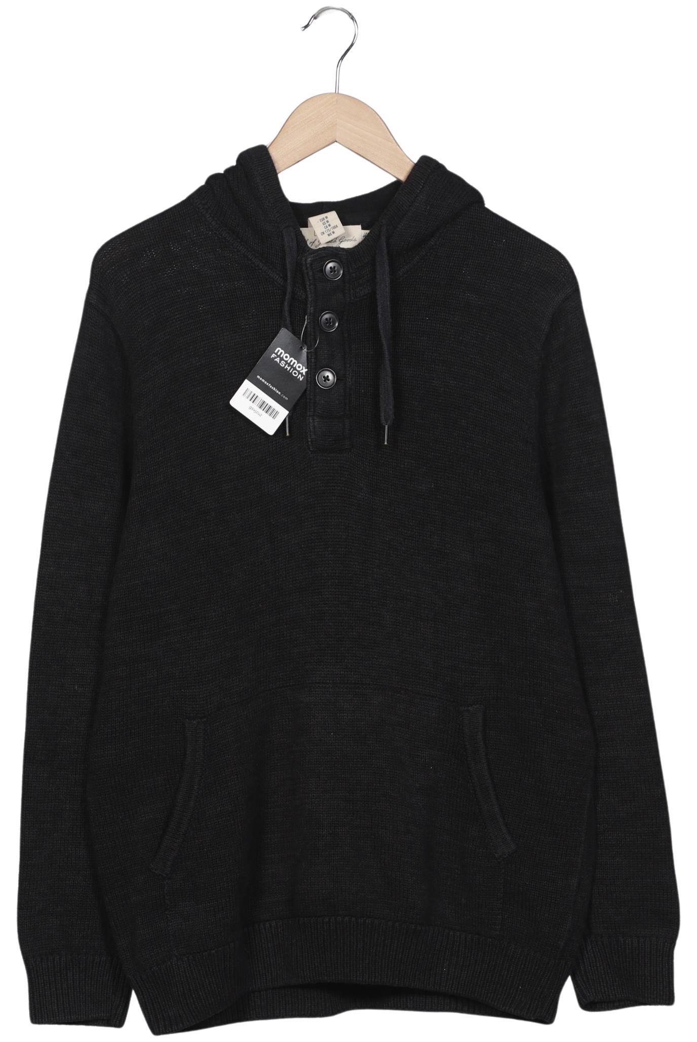 

H&M Herren Kapuzenpullover, grau, Gr. 48
