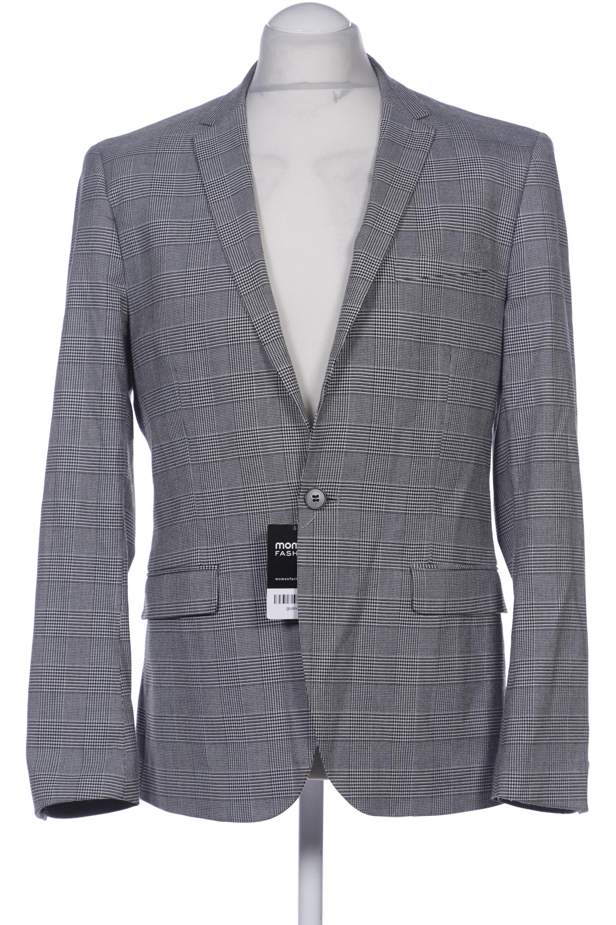 

H&M Herren Sakko, grau, Gr. 52