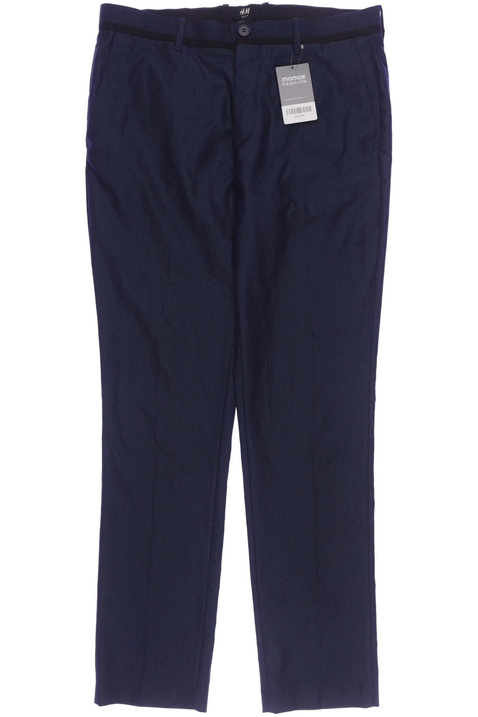 

H&M Herren Stoffhose, marineblau, Gr. 50
