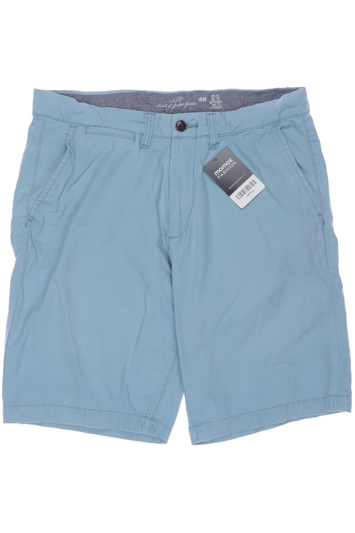 

H&M Herren Shorts, türkis, Gr. 50