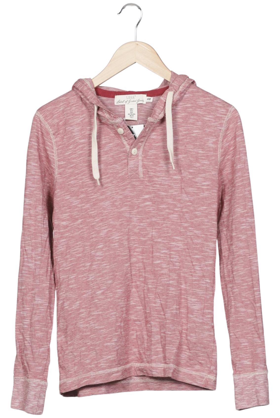 

H&M Herren Kapuzenpullover, pink, Gr. 46