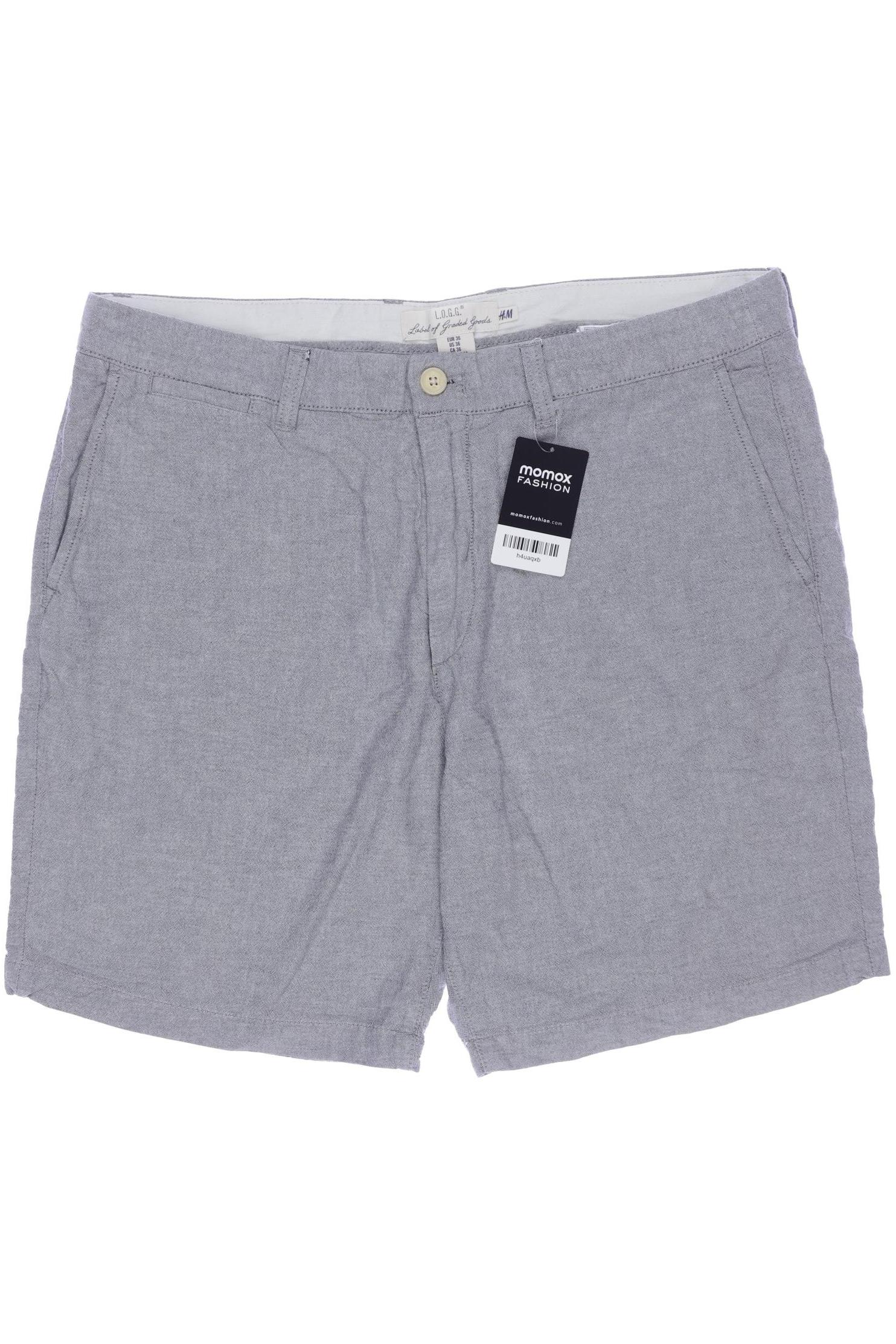 

H&M Herren Shorts, grau, Gr. 36