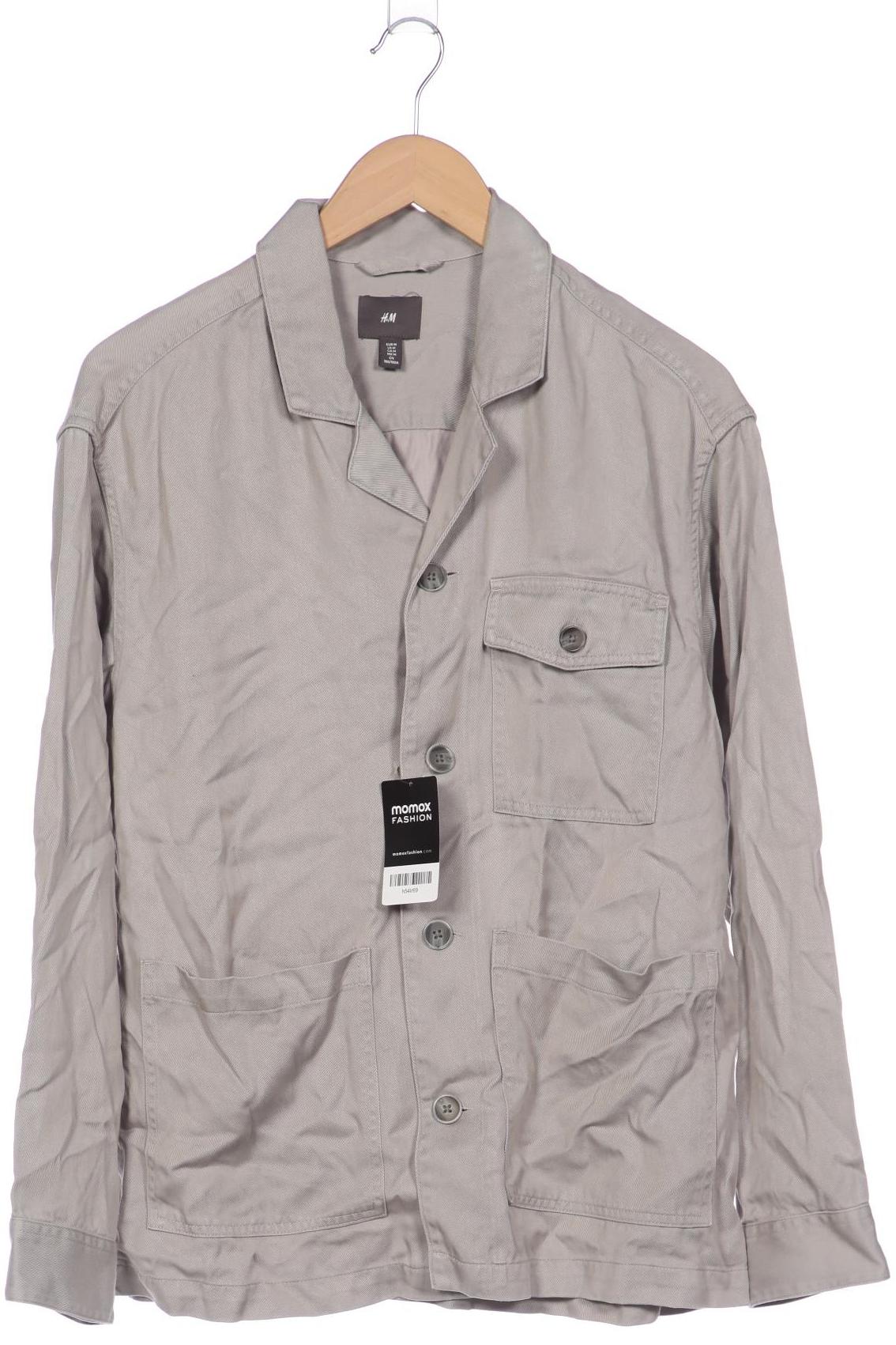 

H&M Herren Jacke, grau, Gr. 48