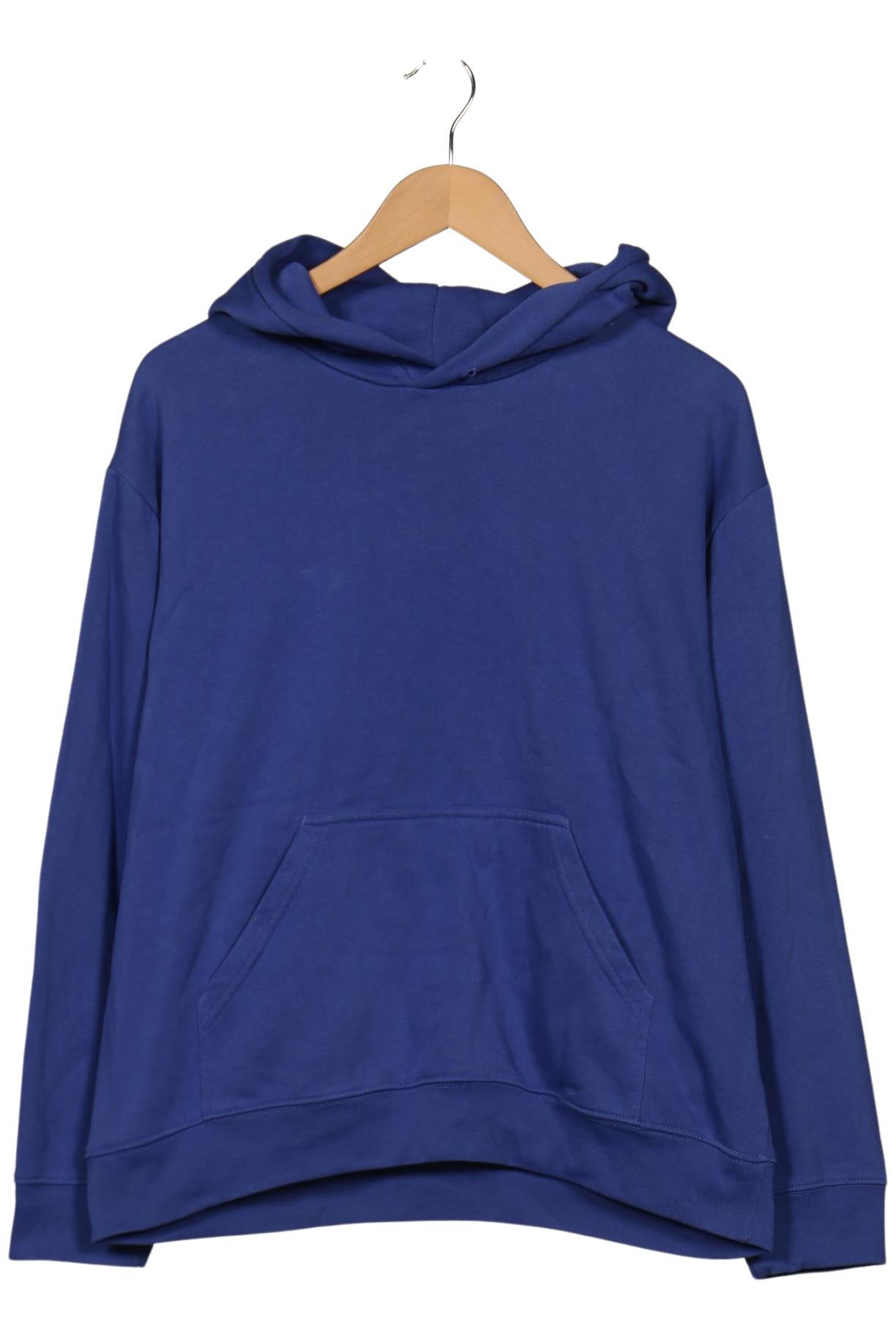 

H&M Herren Kapuzenpullover, blau, Gr. 48