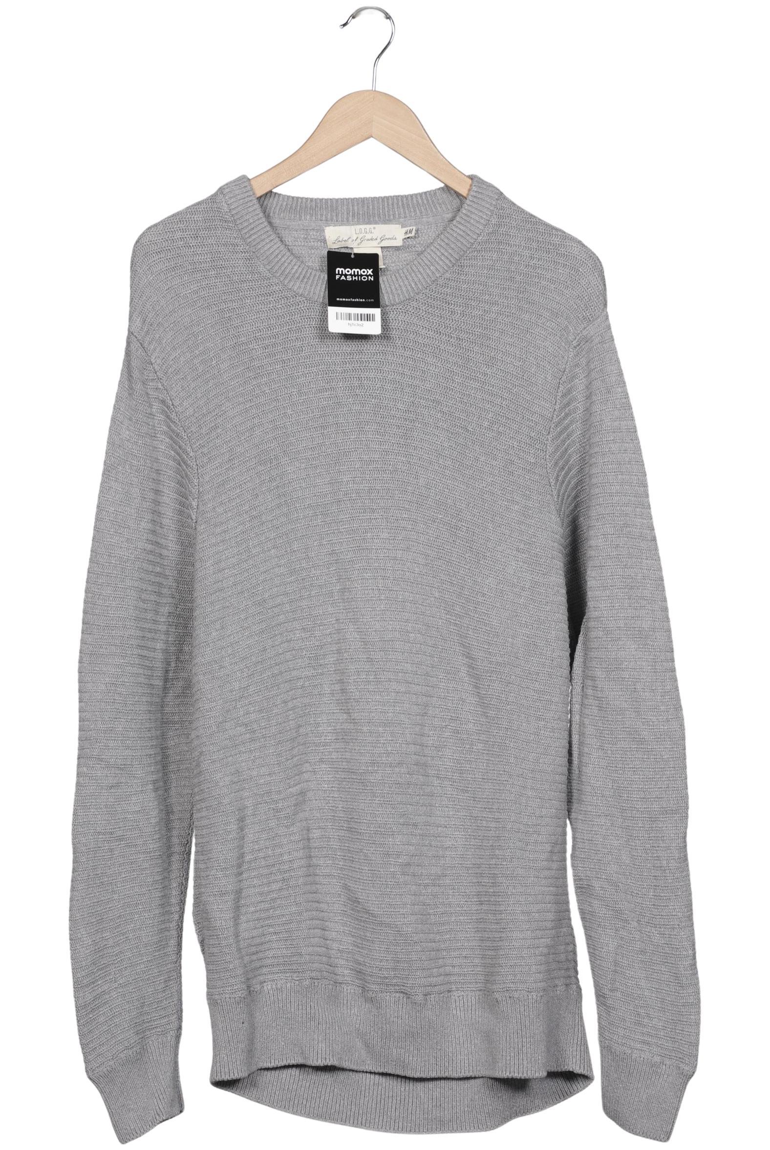 

H&M Herren Pullover, grau, Gr. 54