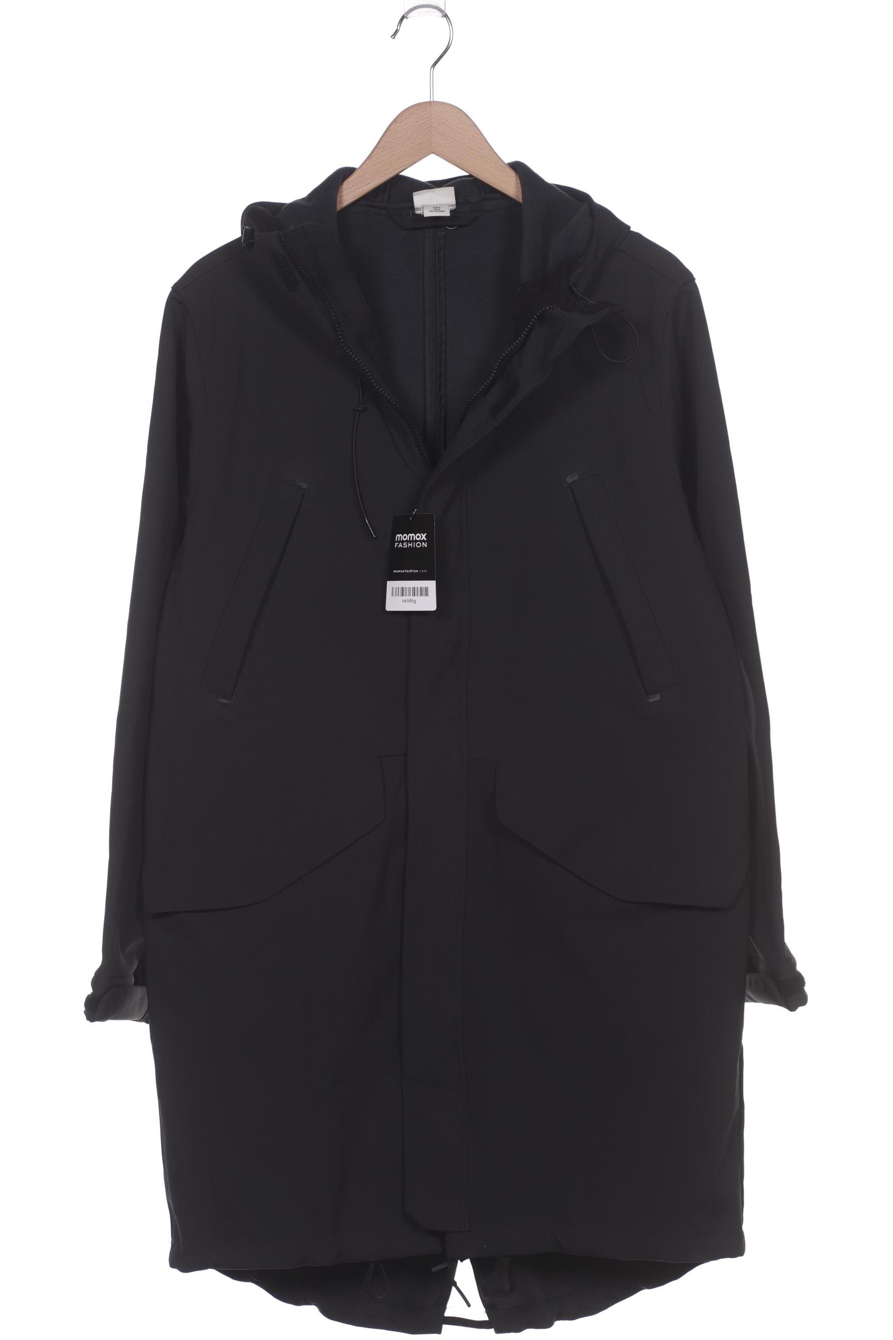

H&M Herren Mantel, schwarz, Gr. 48