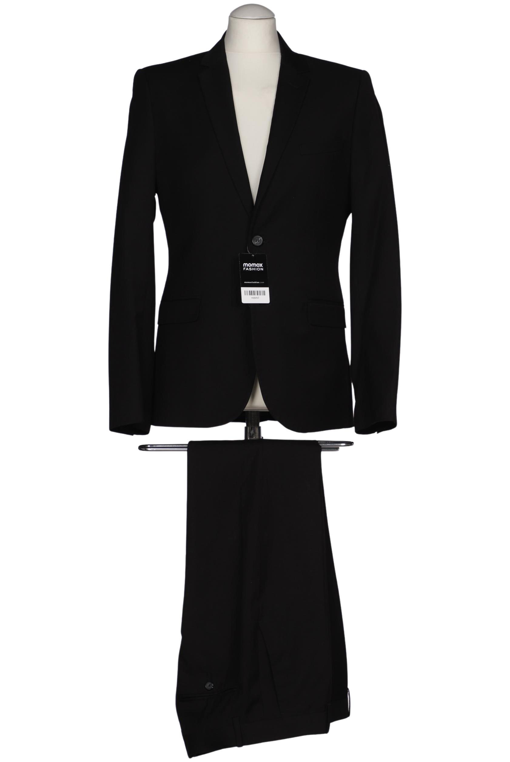 

H&M Herren Anzug, schwarz, Gr. 48