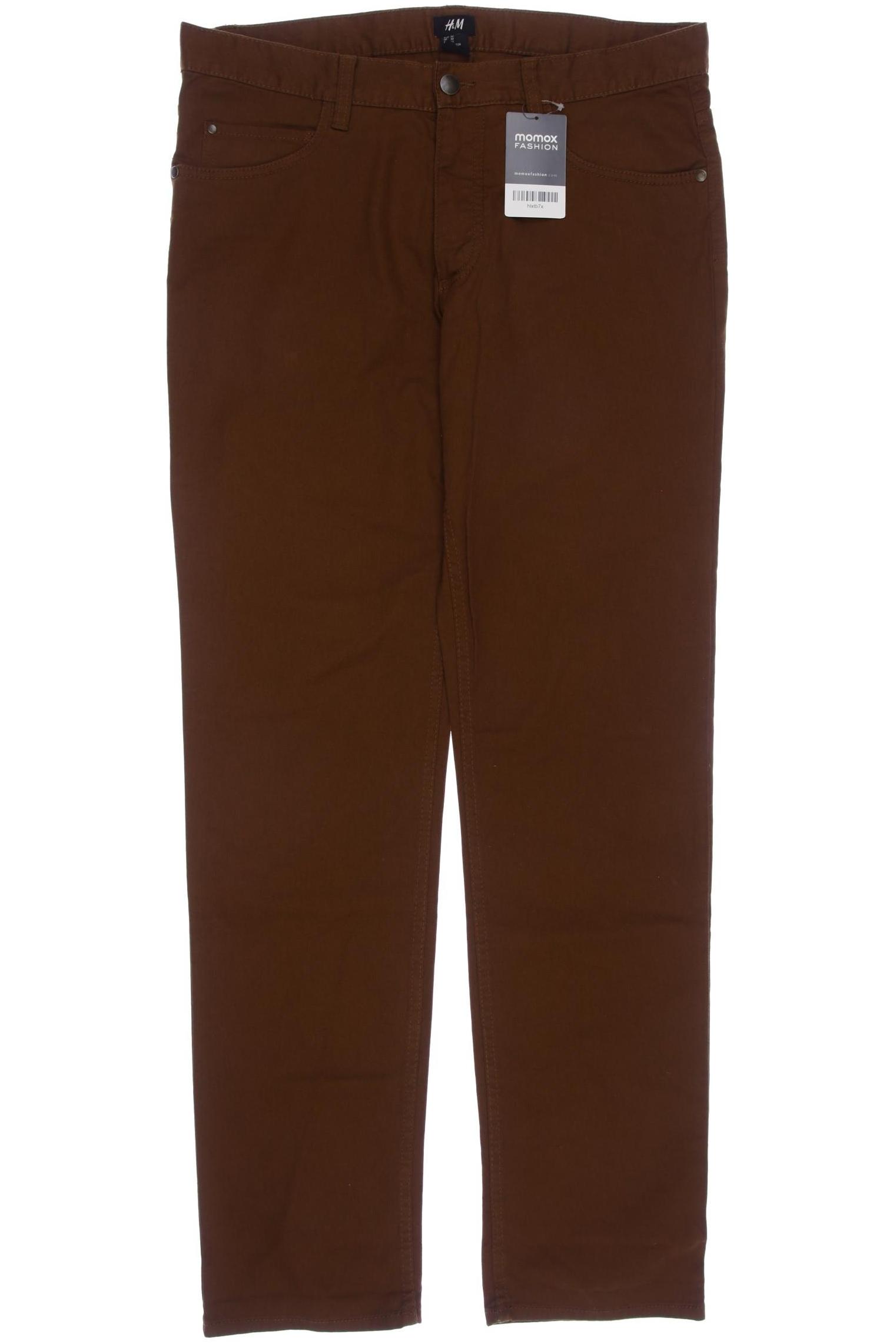 

H&M Herren Stoffhose, braun, Gr. 32