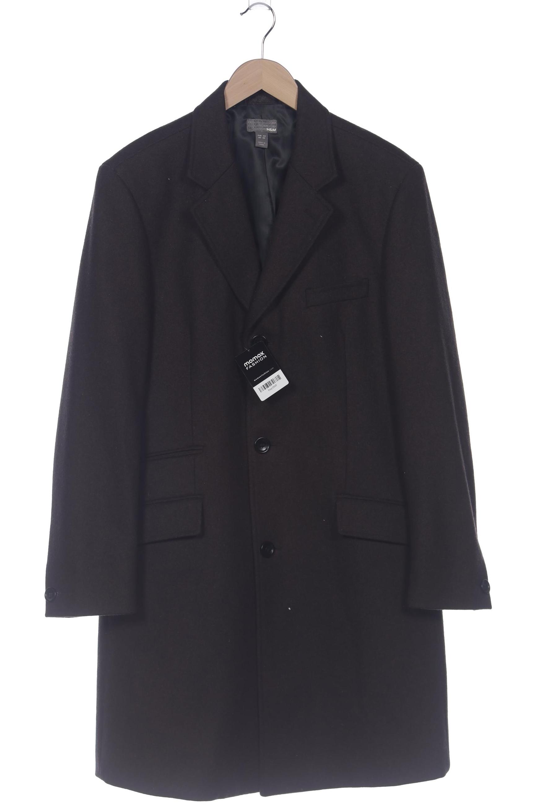 

H&M Herren Mantel, braun, Gr. 52