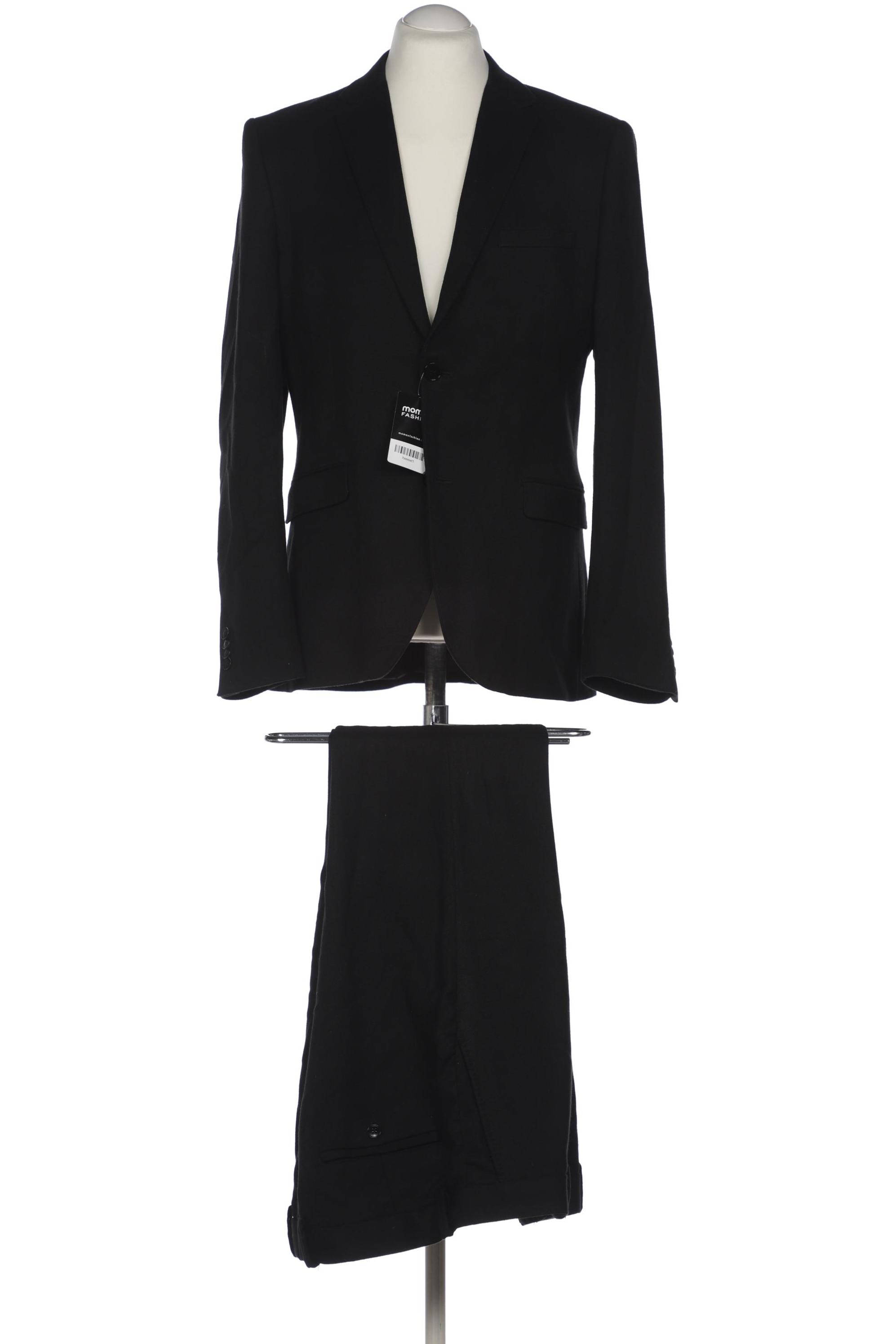 

H&M Herren Anzug, schwarz, Gr. 54