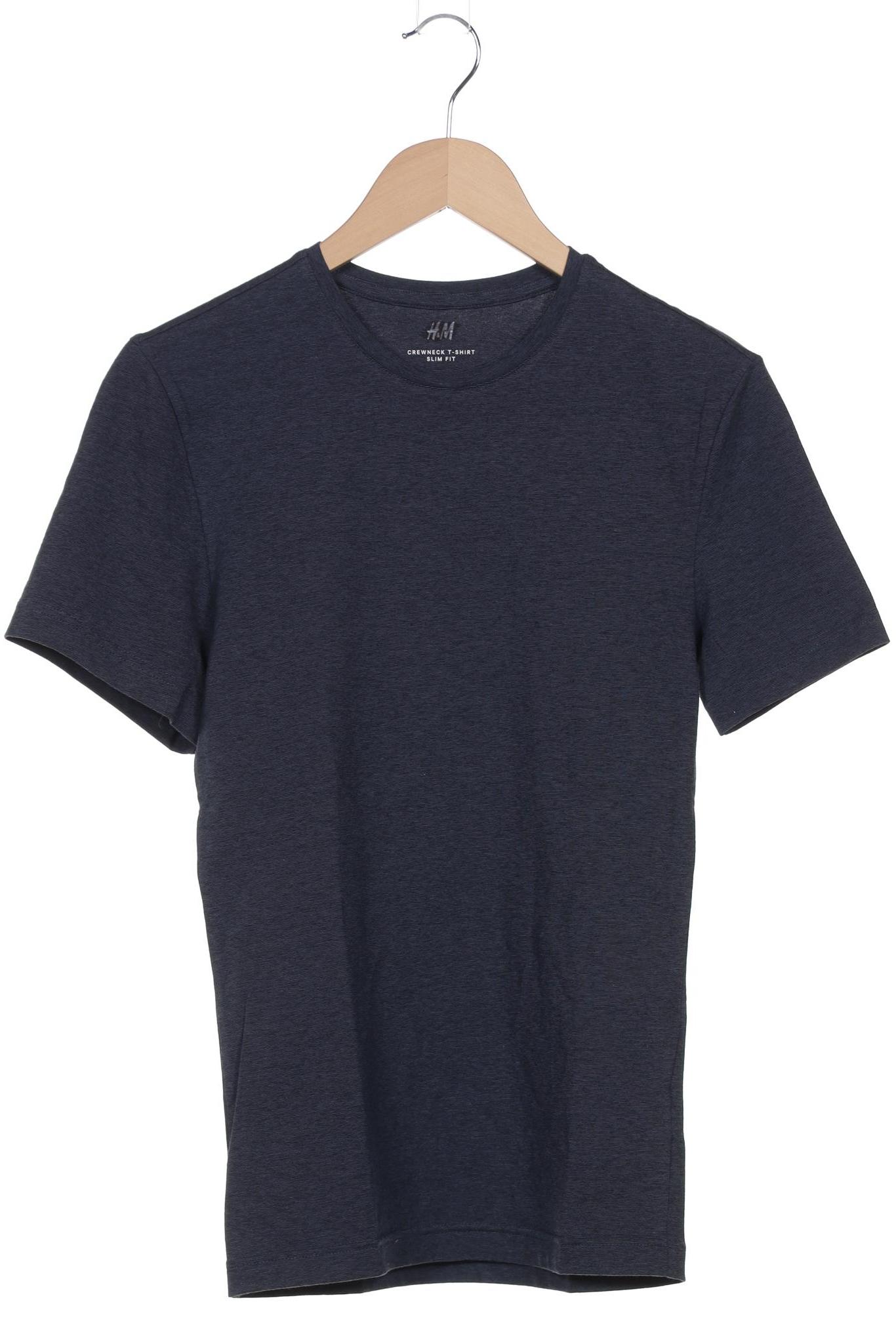 

H&M Herren T-Shirt, marineblau, Gr. 44