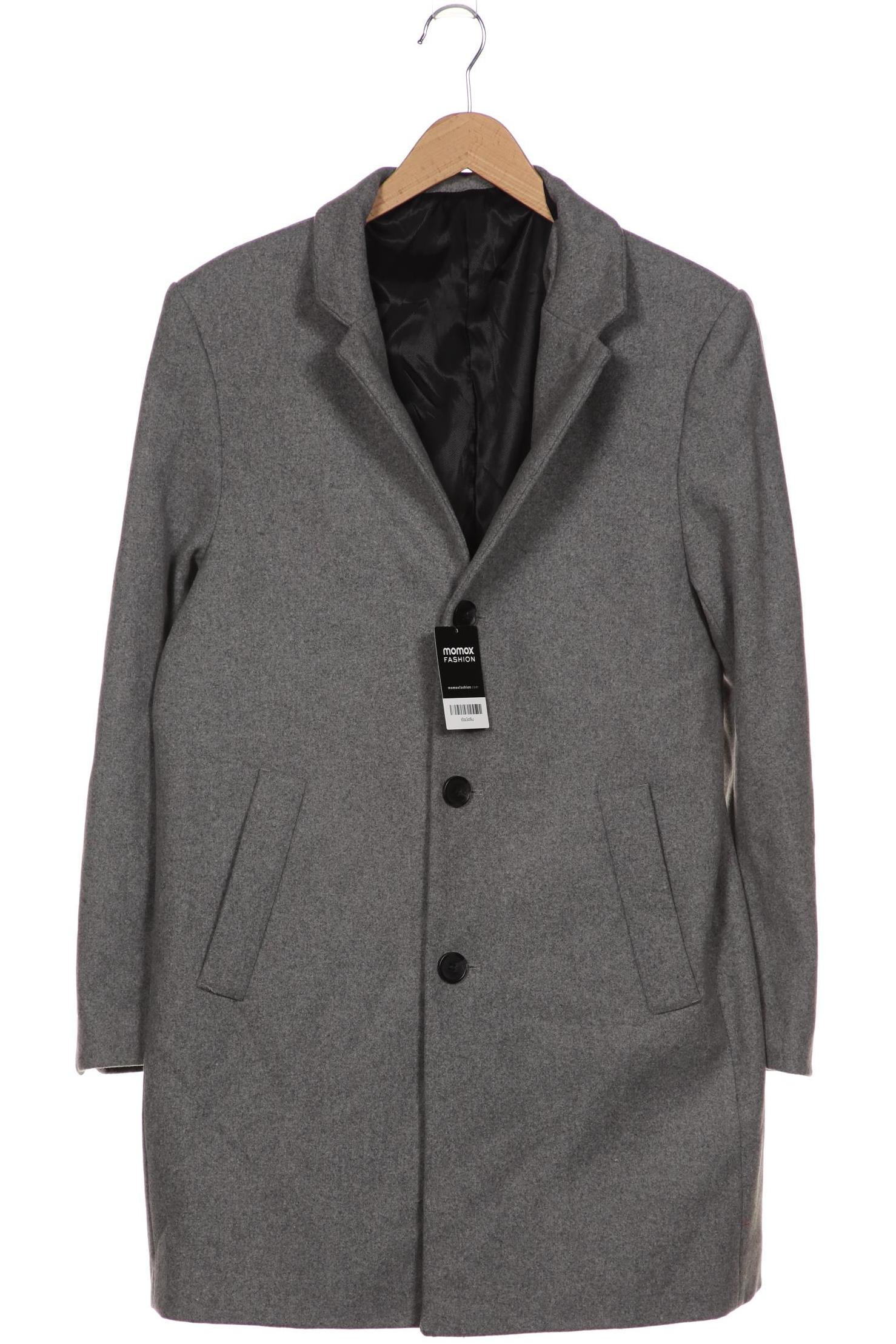 

H&M Herren Mantel, grau, Gr. 48