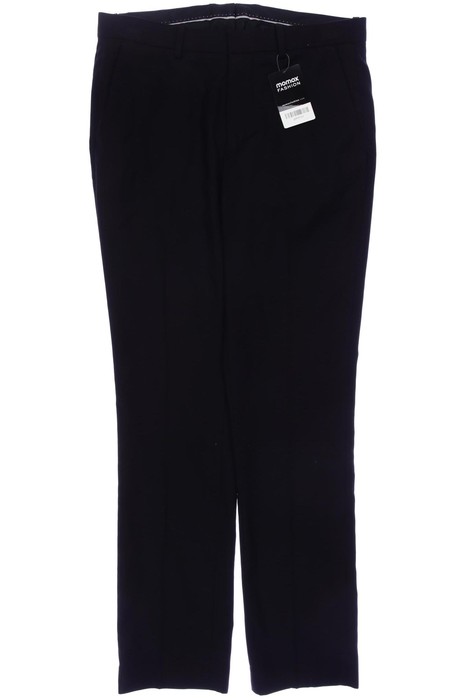 

H&M Herren Stoffhose, schwarz, Gr. 48