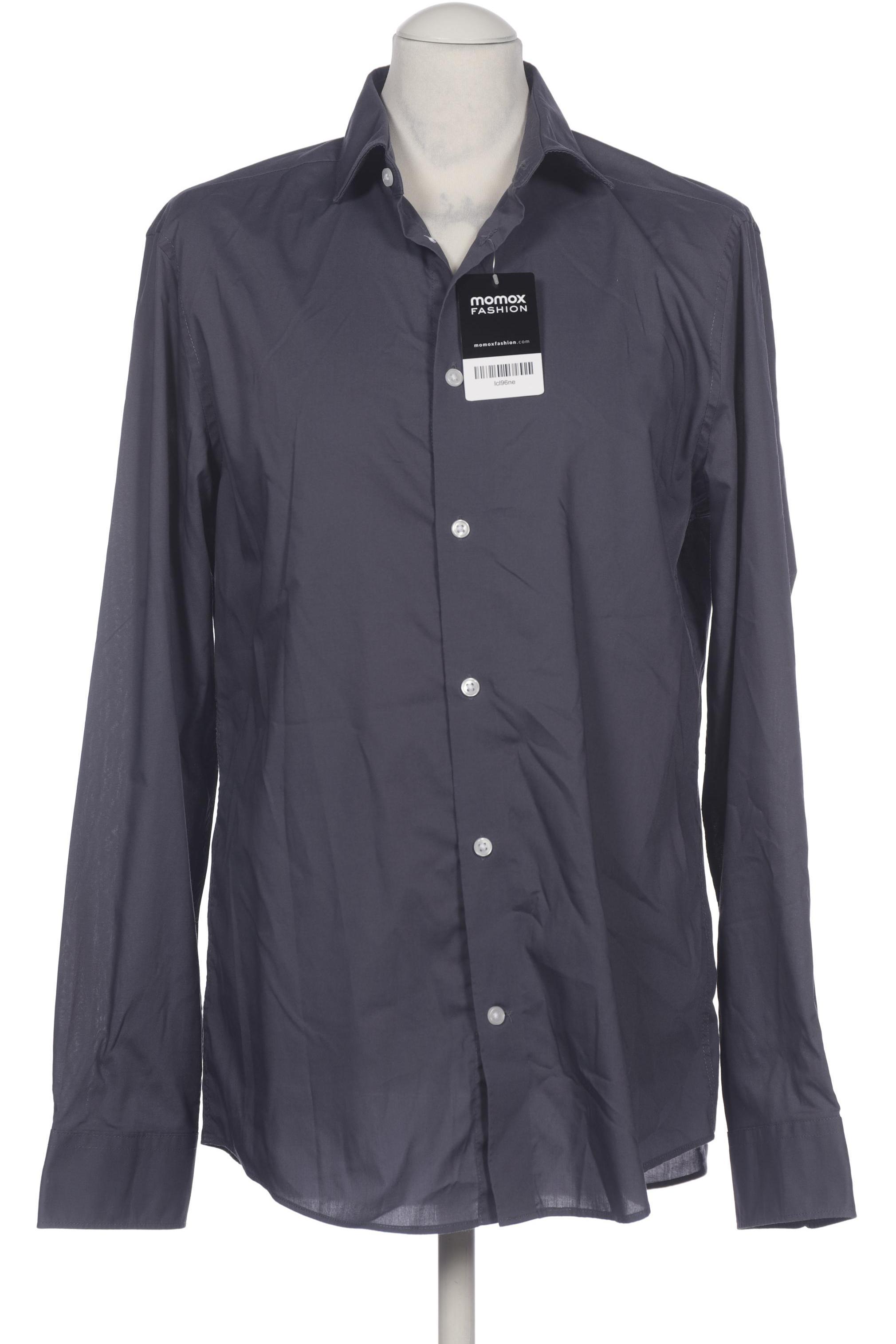 

H&M Herren Hemd, grau, Gr. 52