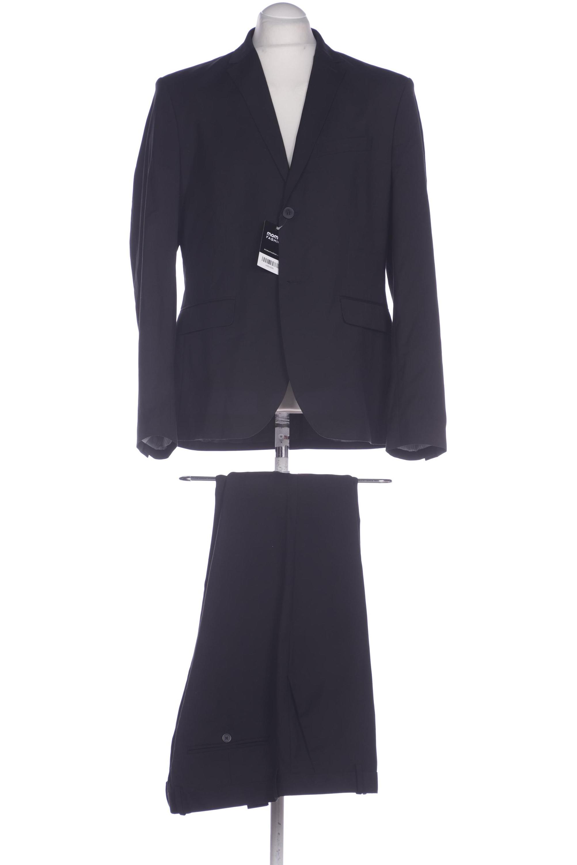 

H&M Herren Anzug, schwarz, Gr. 54