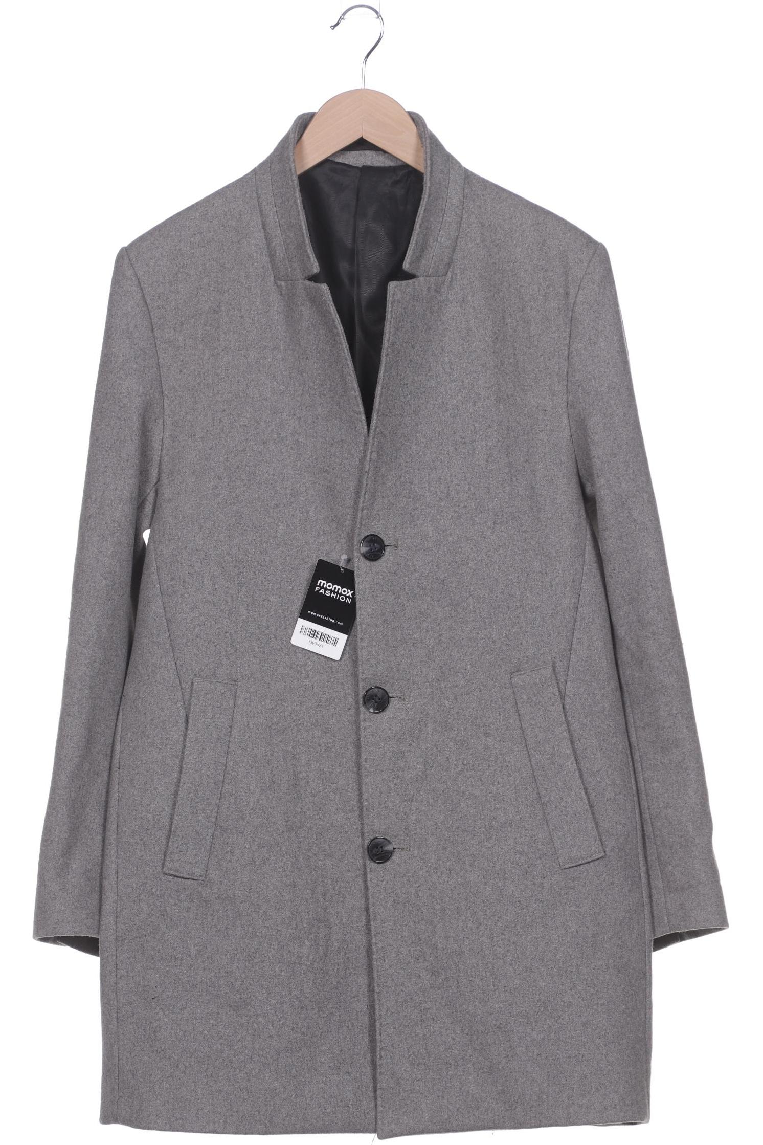 

H&M Herren Mantel, grau, Gr. 52