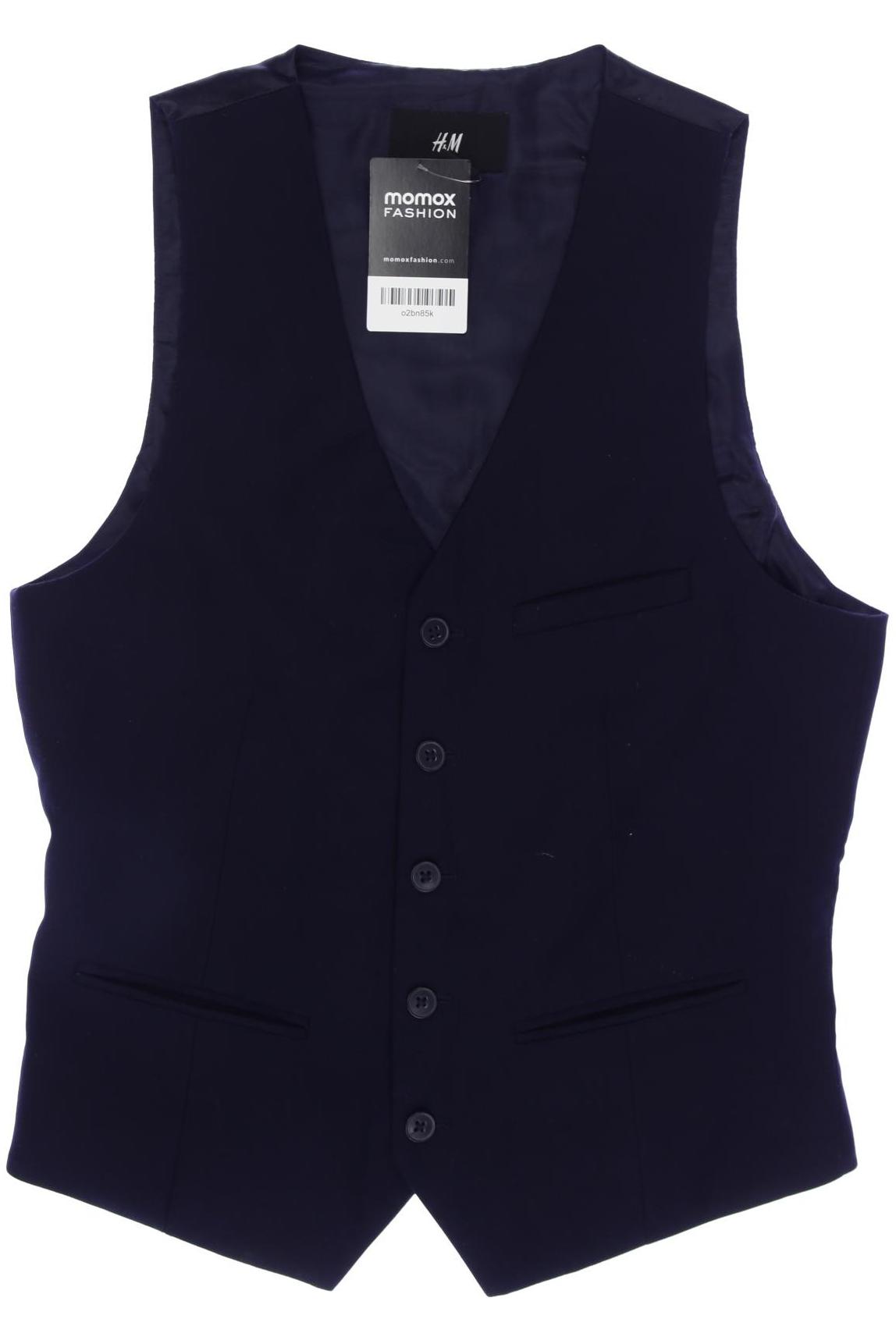 

H&M Herren Weste, marineblau