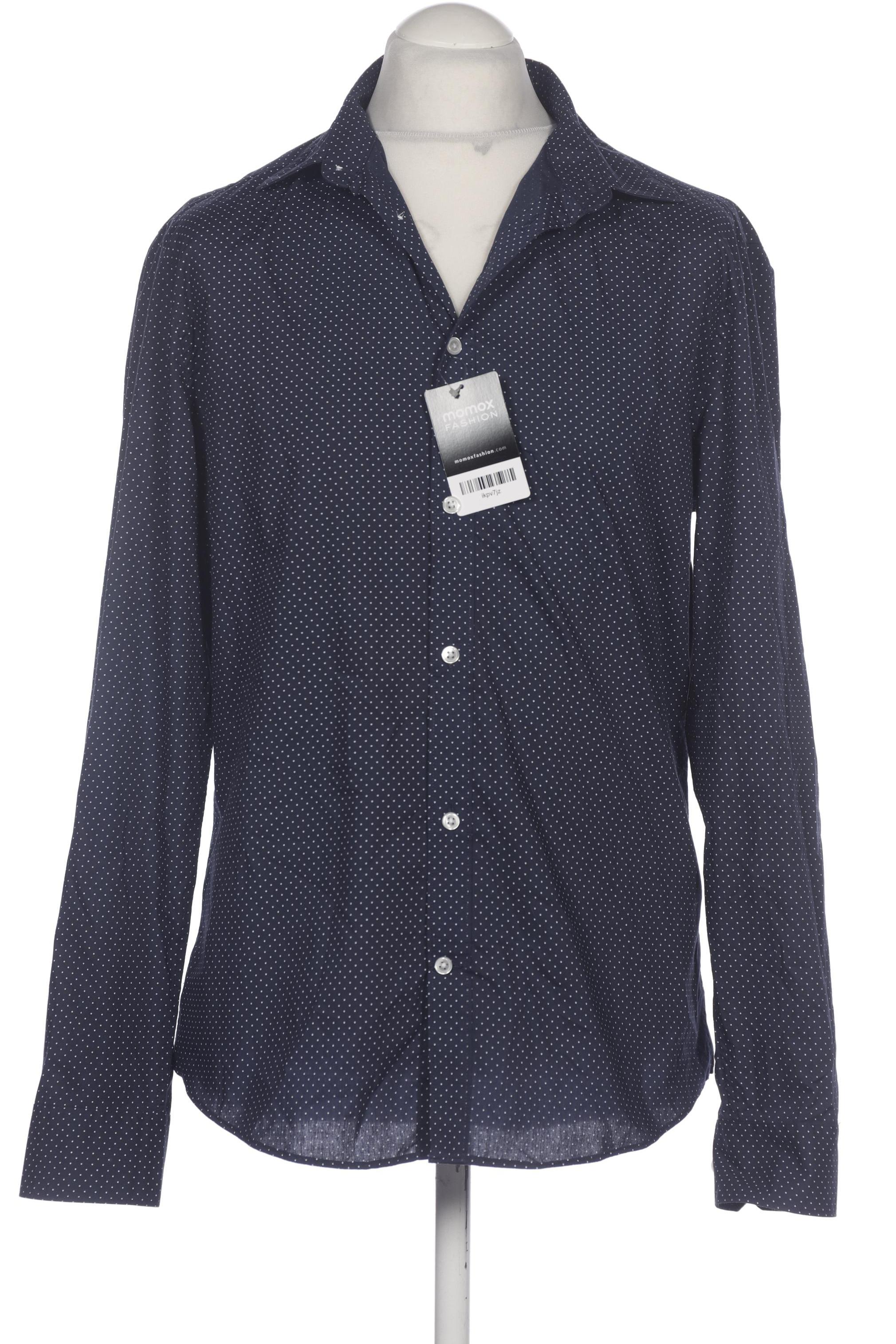 

H&M Herren Hemd, marineblau, Gr. 52