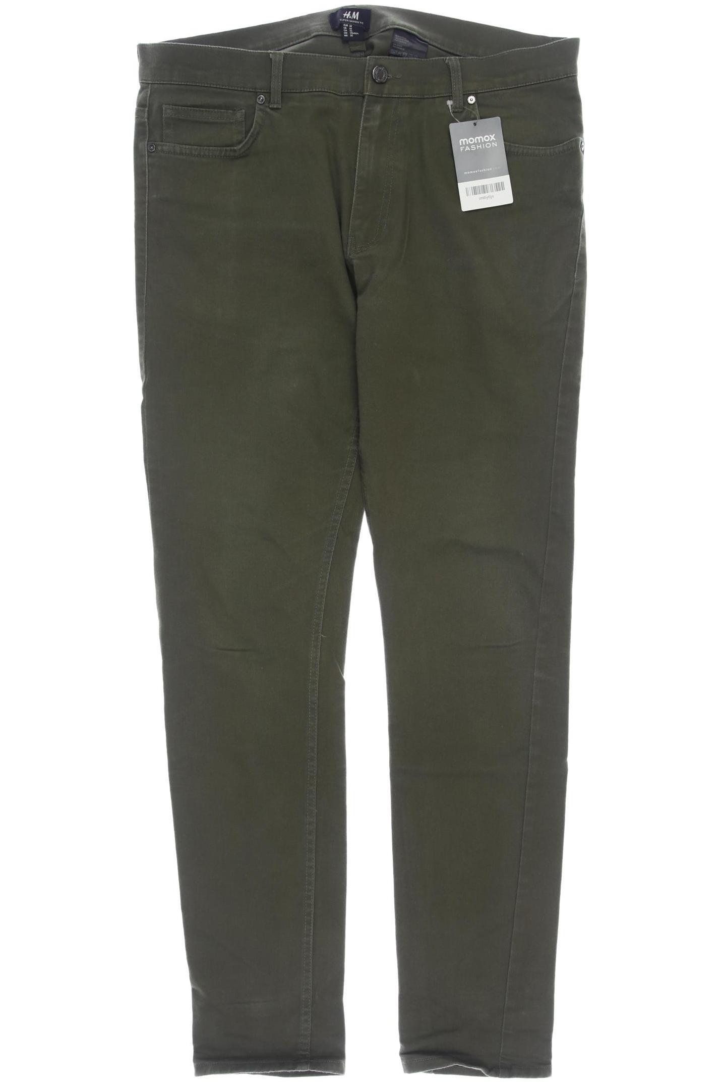 

H&M Herren Jeans, grün, Gr. 32