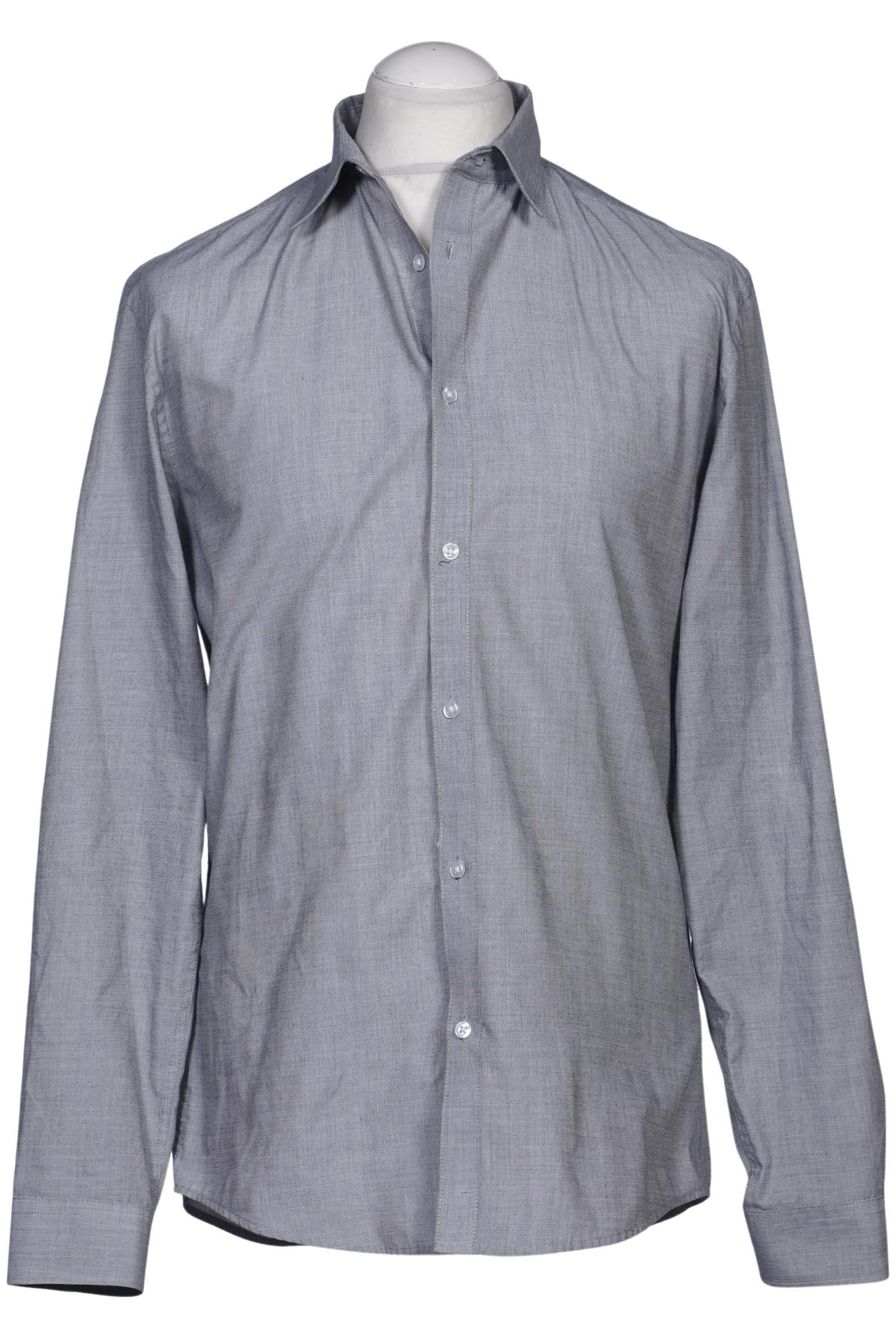 

H&M Herren Hemd, grau, Gr. 48