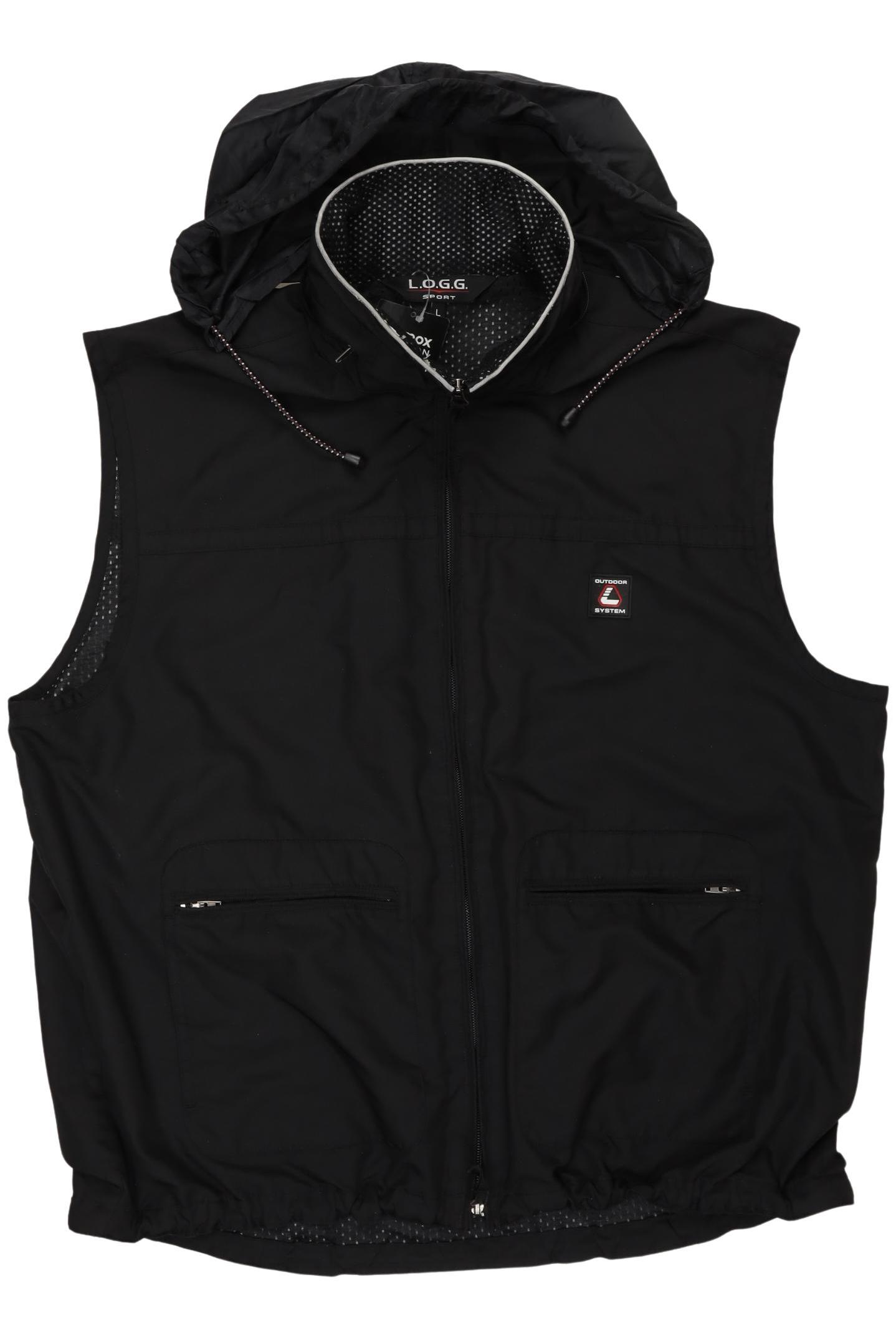 

H&M Herren Weste, schwarz, Gr. 52