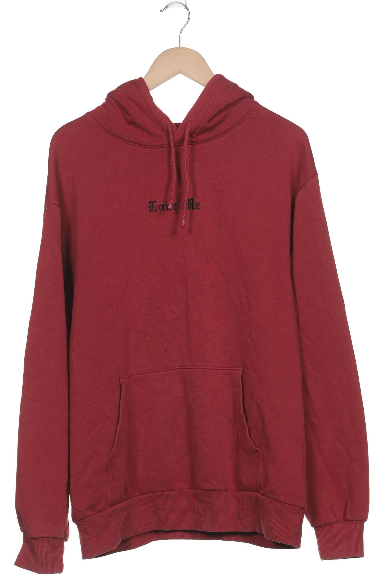 

H&M Herren Kapuzenpullover, bordeaux, Gr. 54
