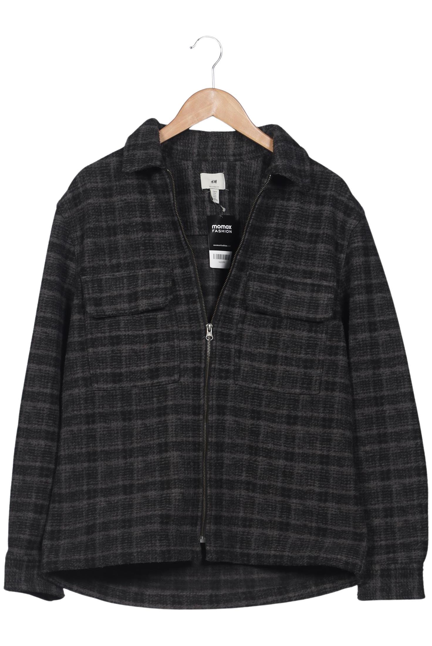 

H&M Herren Jacke, grau, Gr. 48