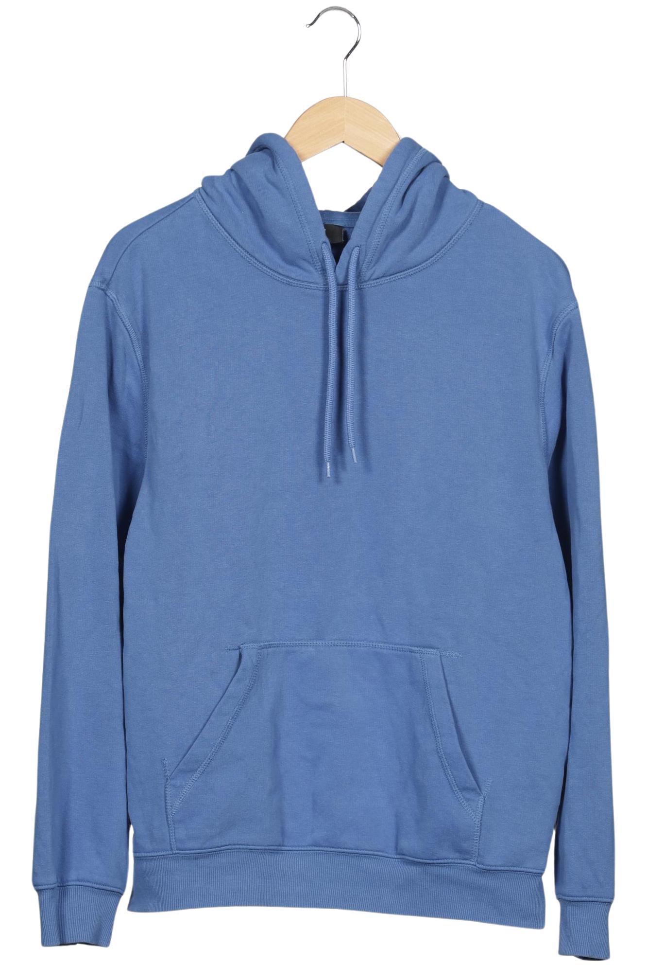 

H&M Herren Kapuzenpullover, blau, Gr. 48