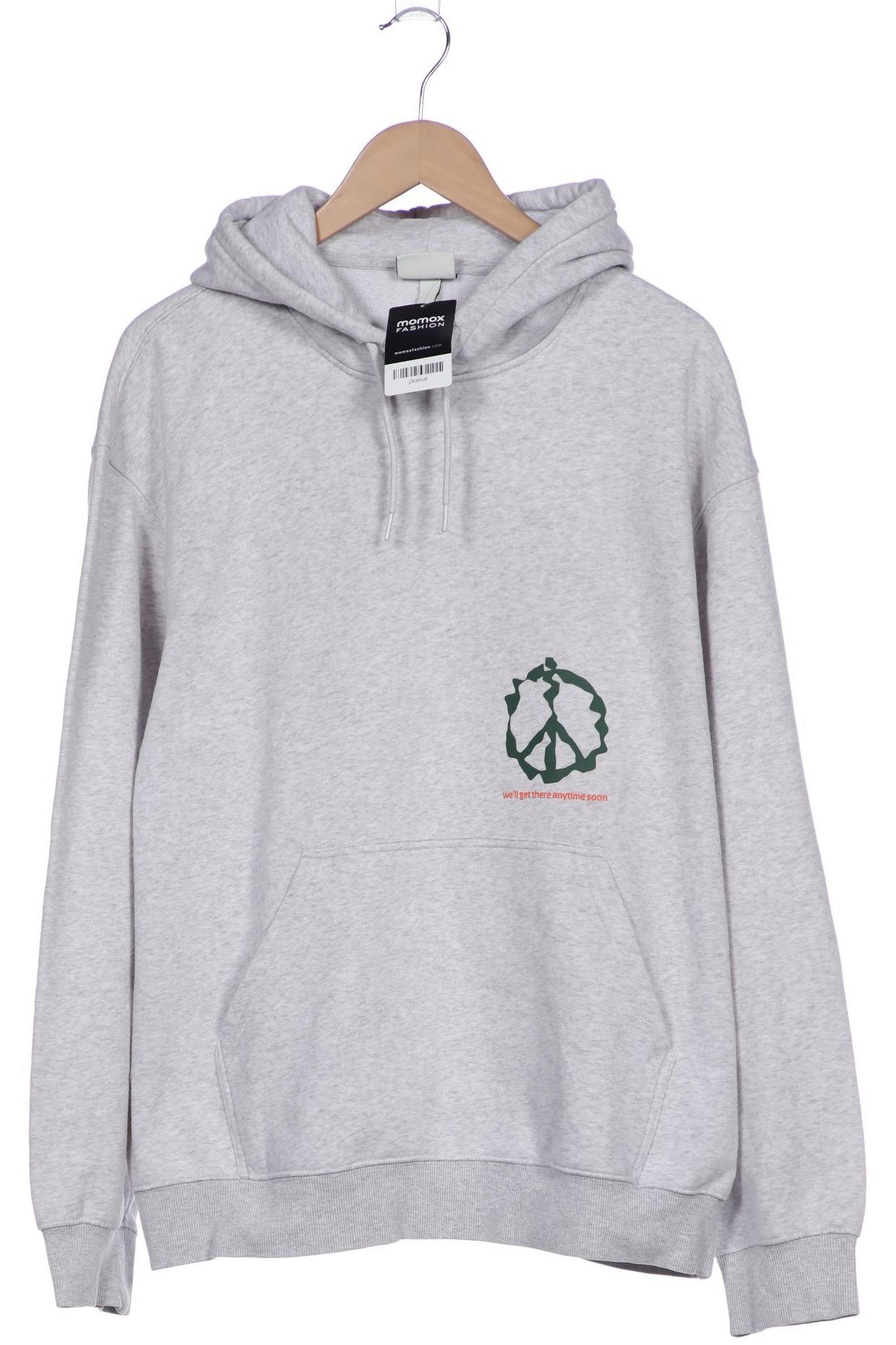

H&M Herren Kapuzenpullover, grau, Gr. 54