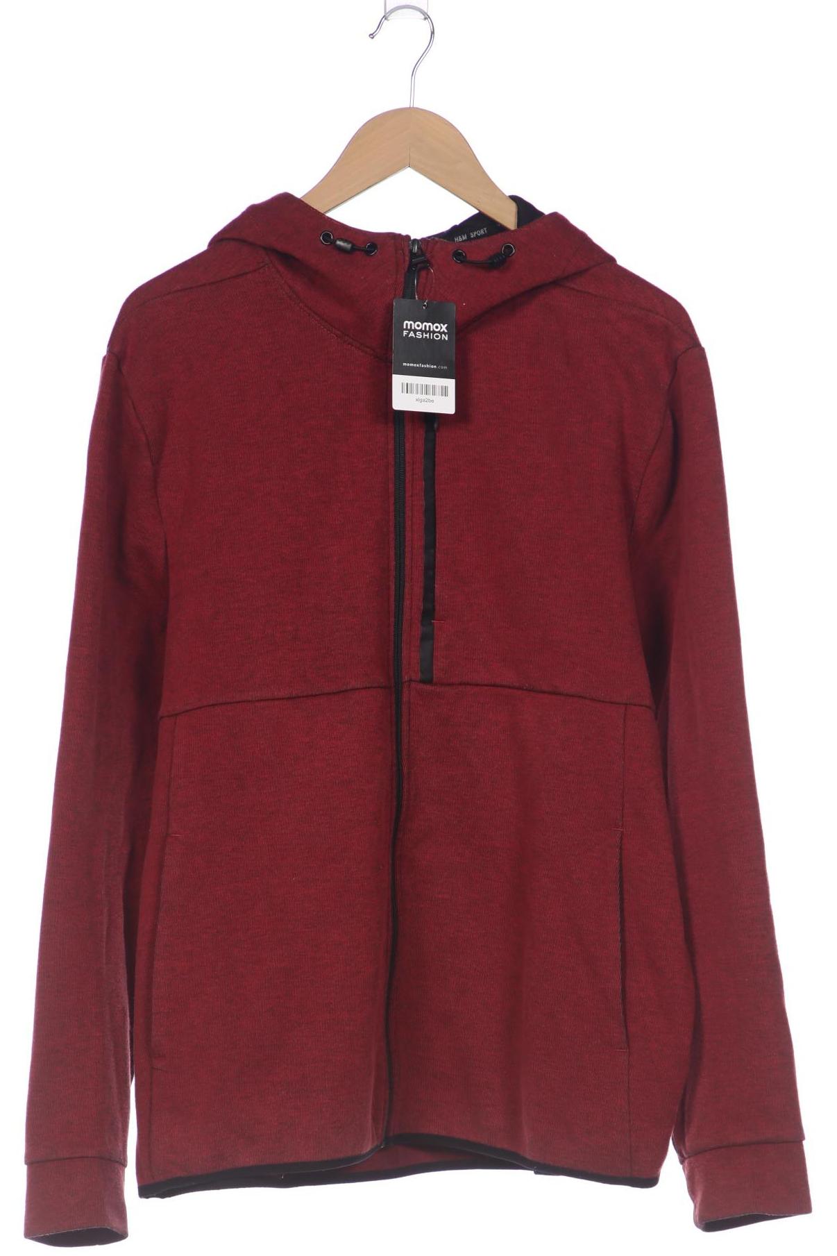 

H&M Herren Kapuzenpullover, bordeaux, Gr. 54