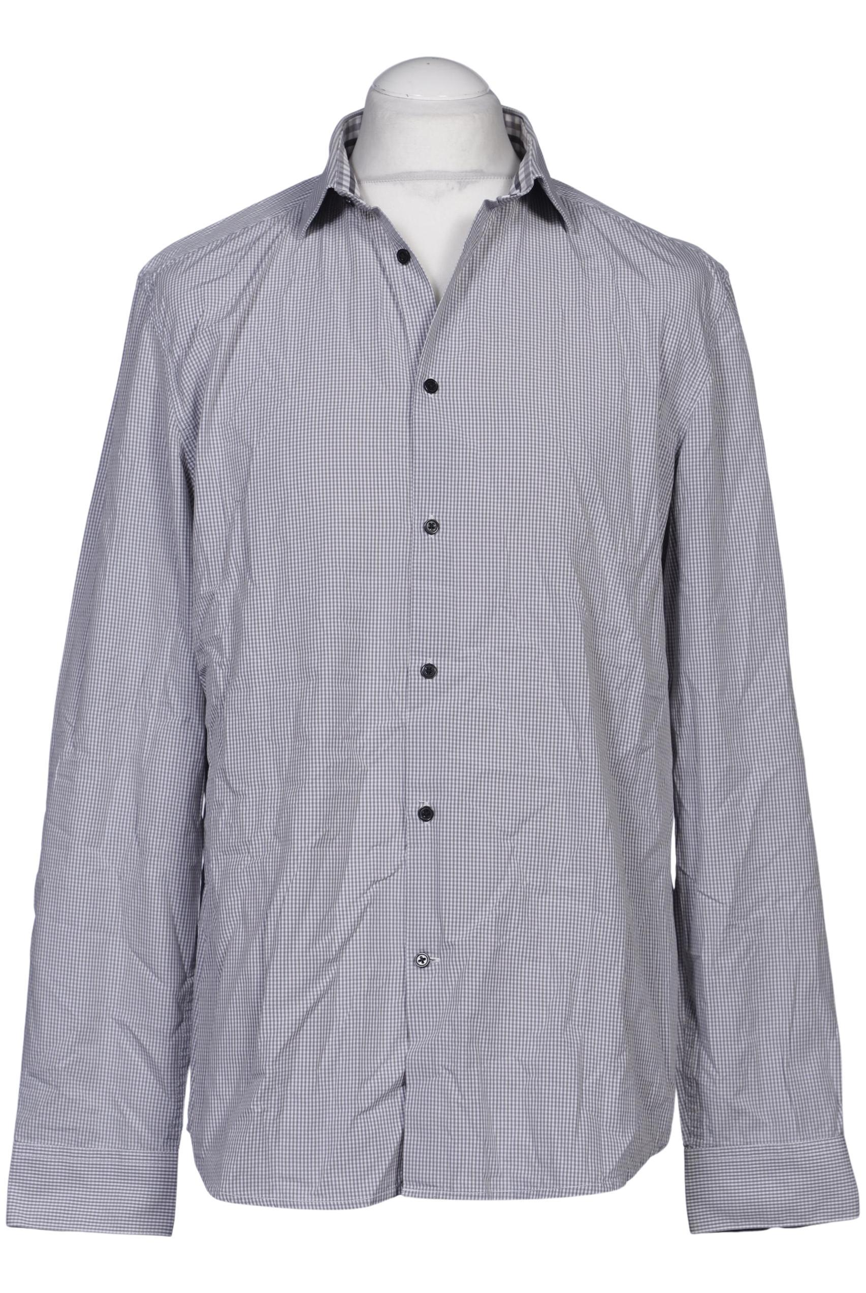 

H&M Herren Hemd, grau, Gr. 52