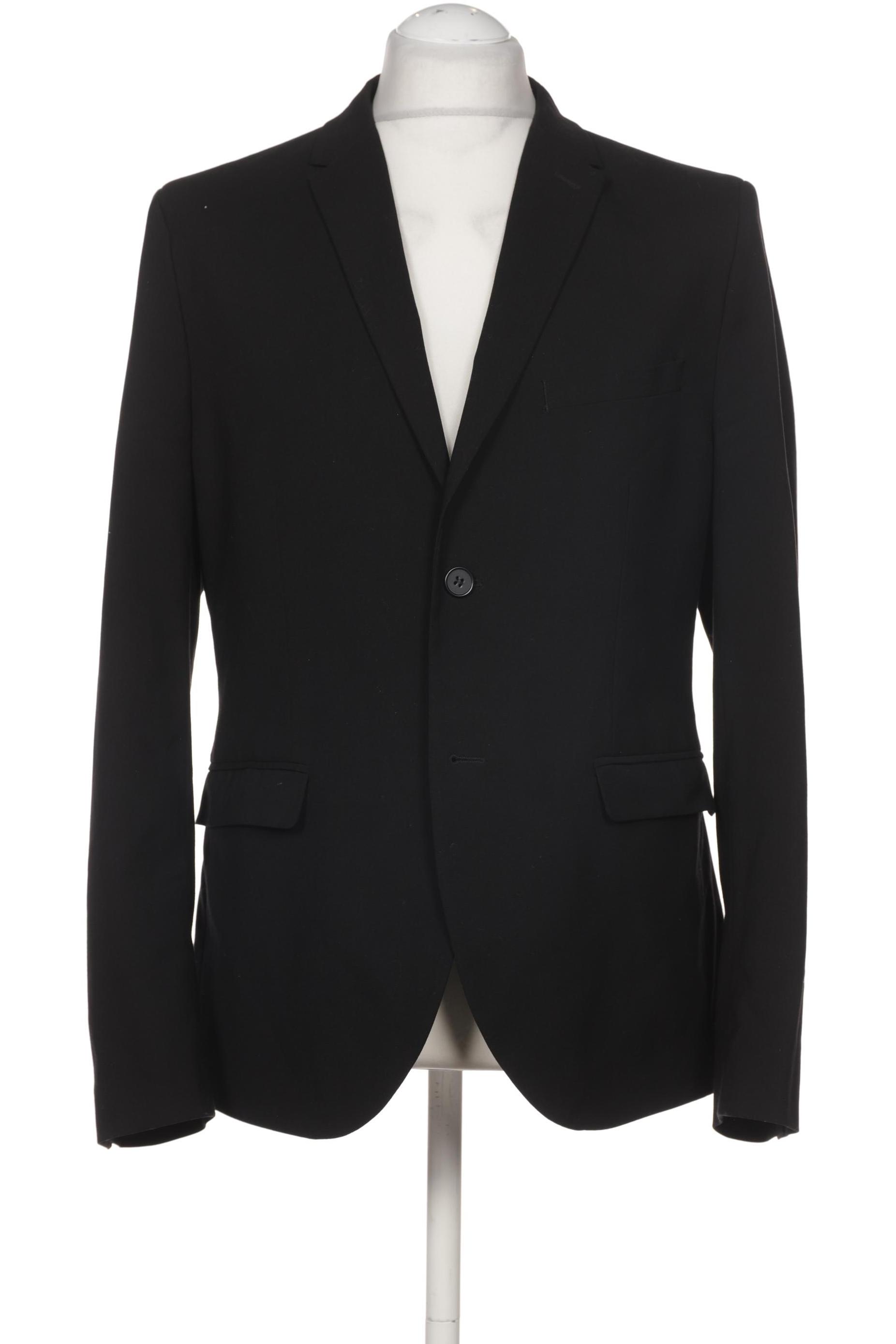 

H&M Herren Sakko, schwarz, Gr. 54