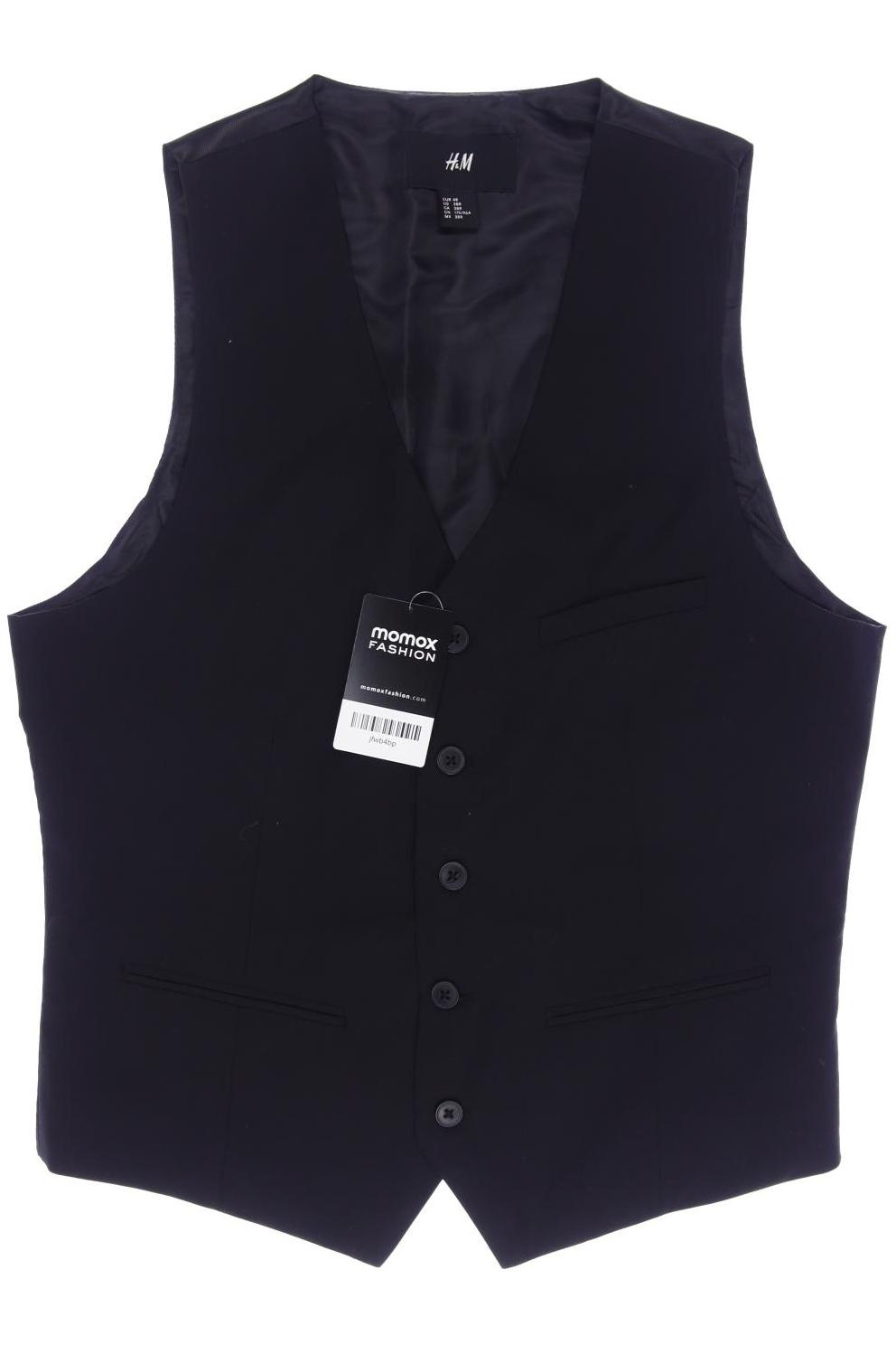 

H&M Herren Weste, schwarz