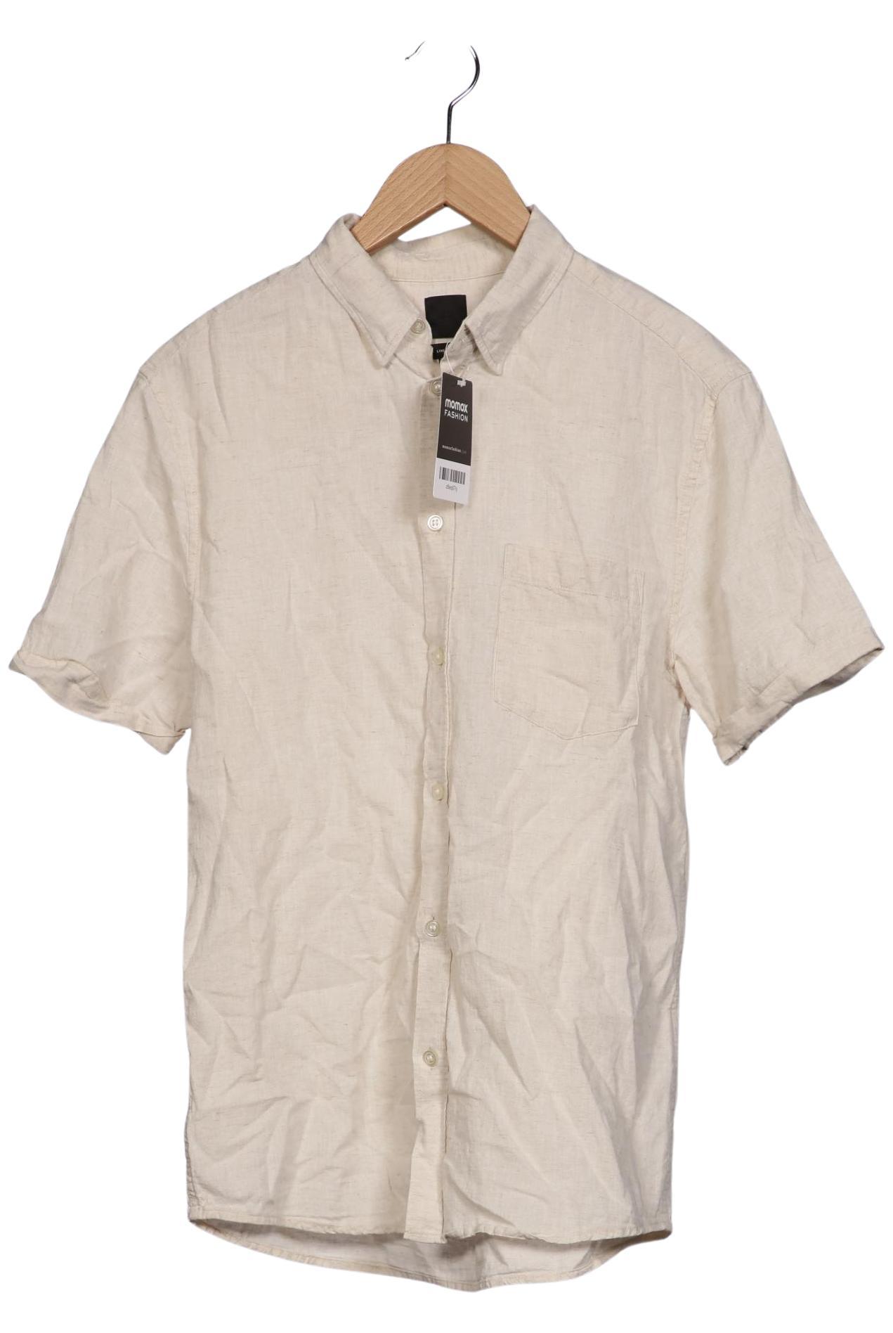 

H&M Herren Hemd, beige, Gr. 46