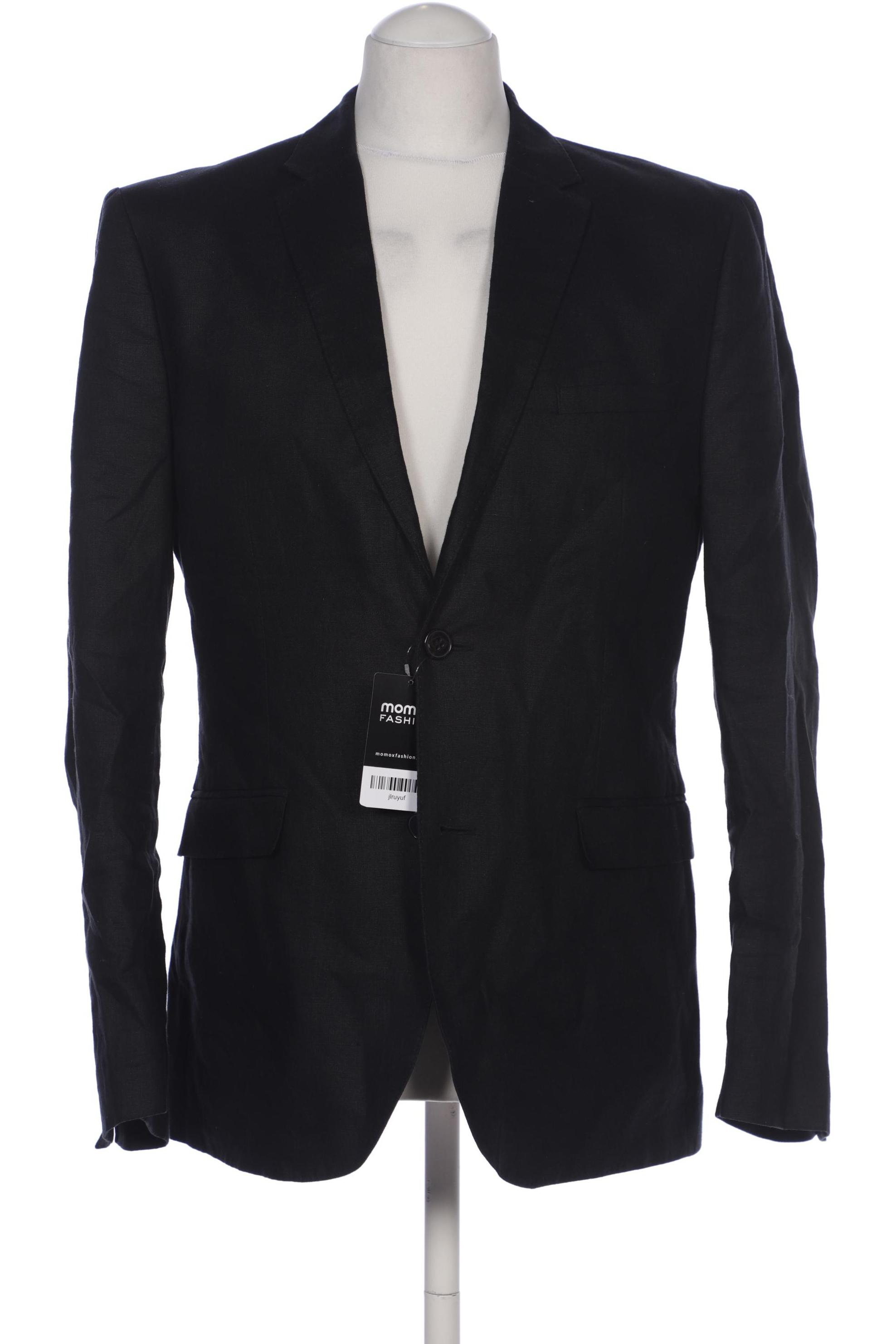 

H&M Herren Sakko, schwarz, Gr. 50