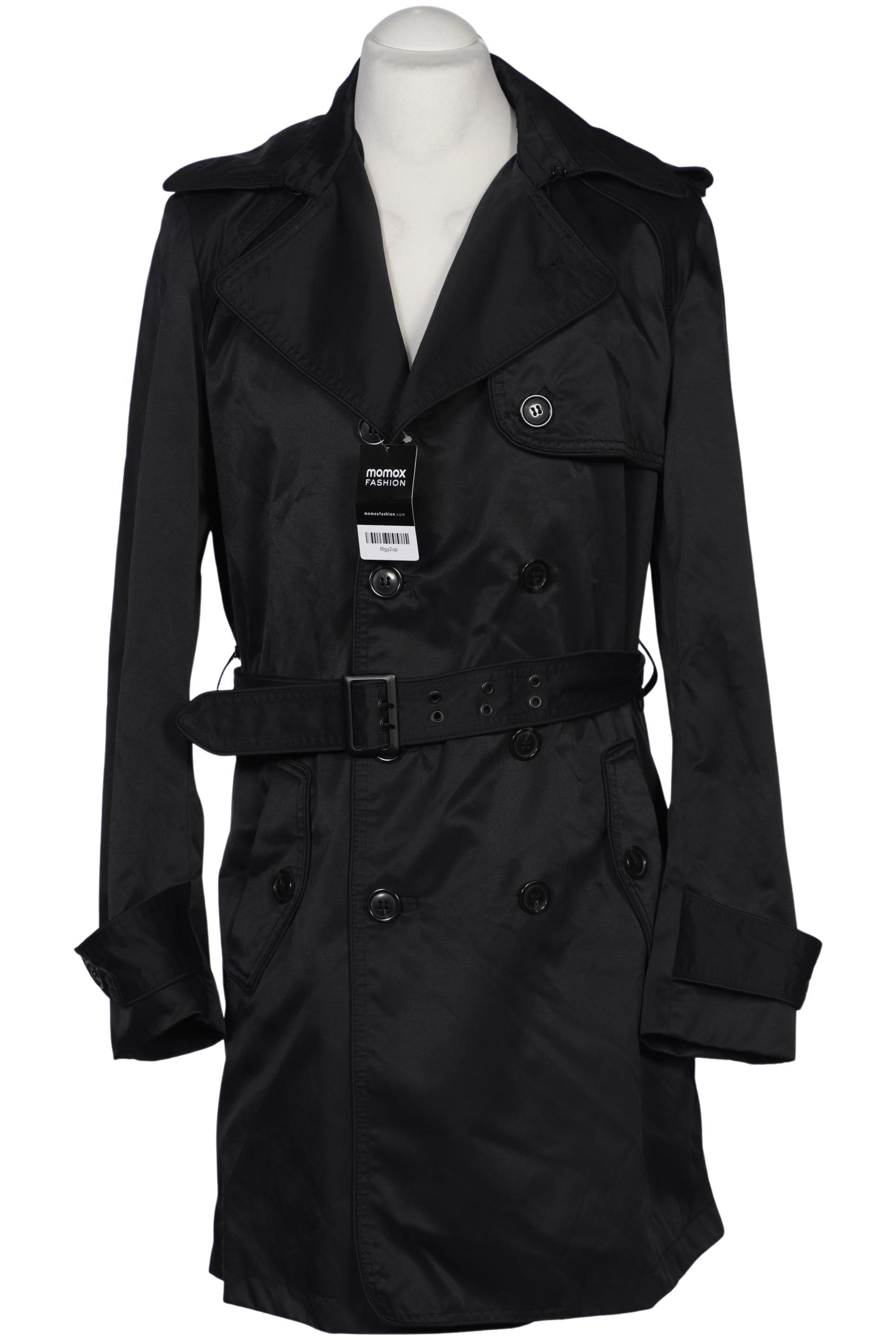 

H&M Herren Mantel, schwarz, Gr. 50